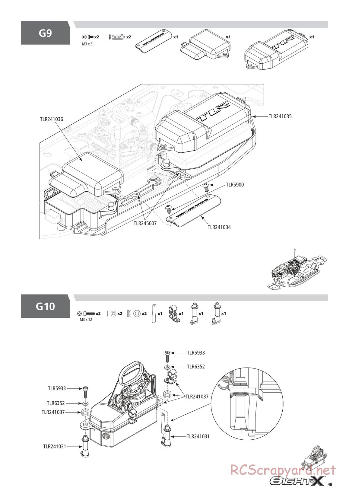 Team Losi - 8ight-X Race - Manual - Page 49