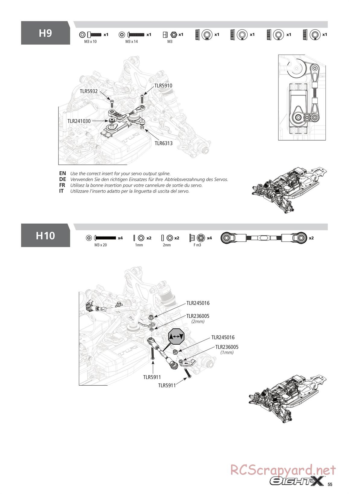 Team Losi - 8ight-X Race - Manual - Page 55