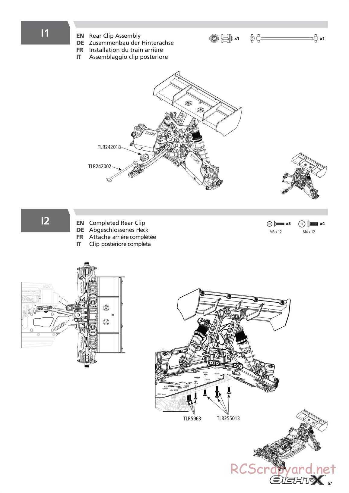 Team Losi - 8ight-X Race - Manual - Page 57