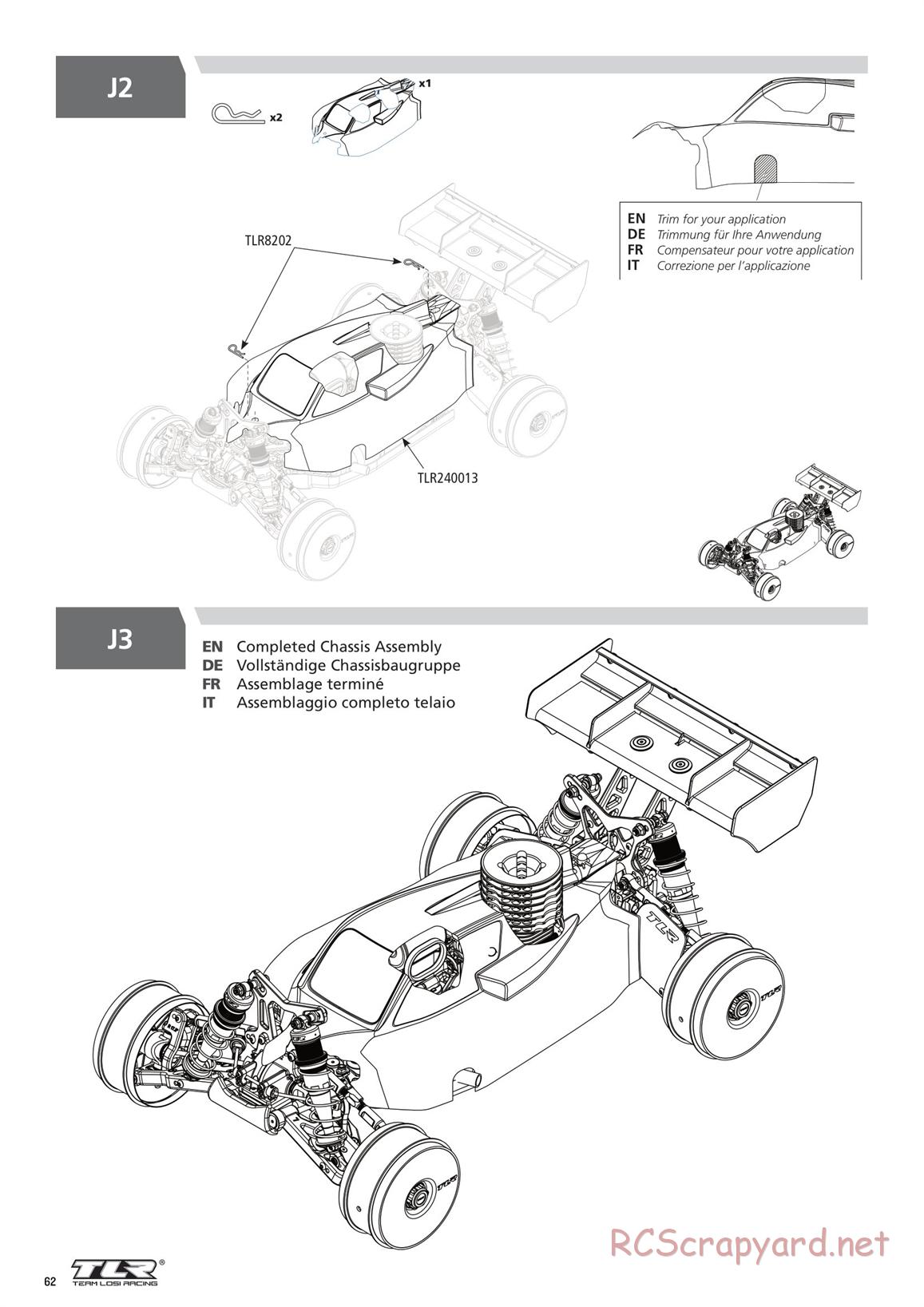 Team Losi - 8ight-X Race - Manual - Page 62