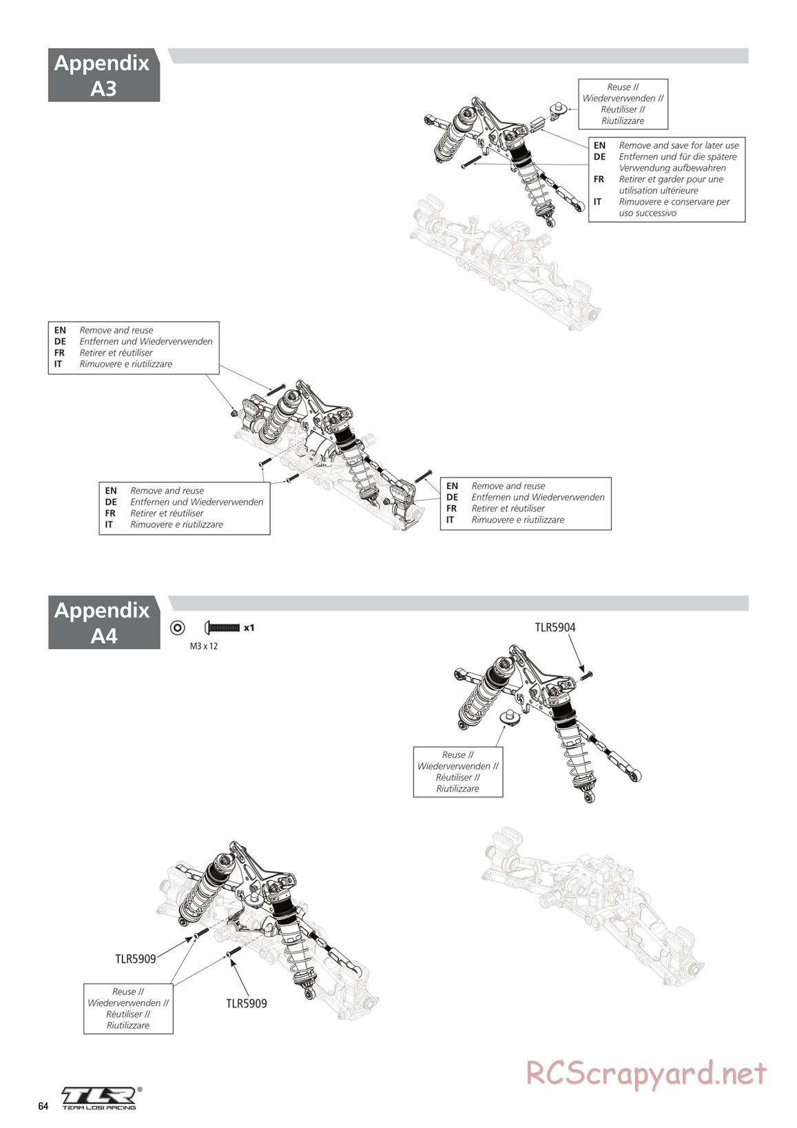 Team Losi - 8ight-X Race - Manual - Page 64