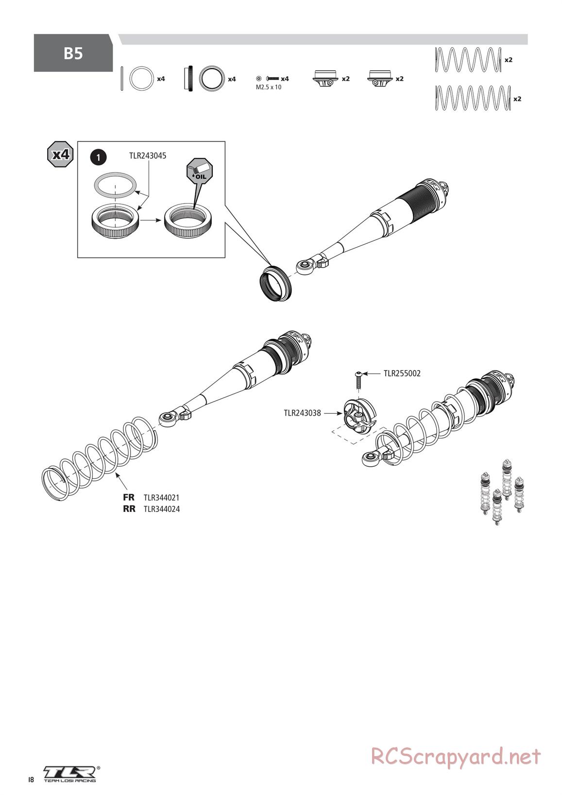 Team Losi - 8ight-XE Race - Manual - Page 18