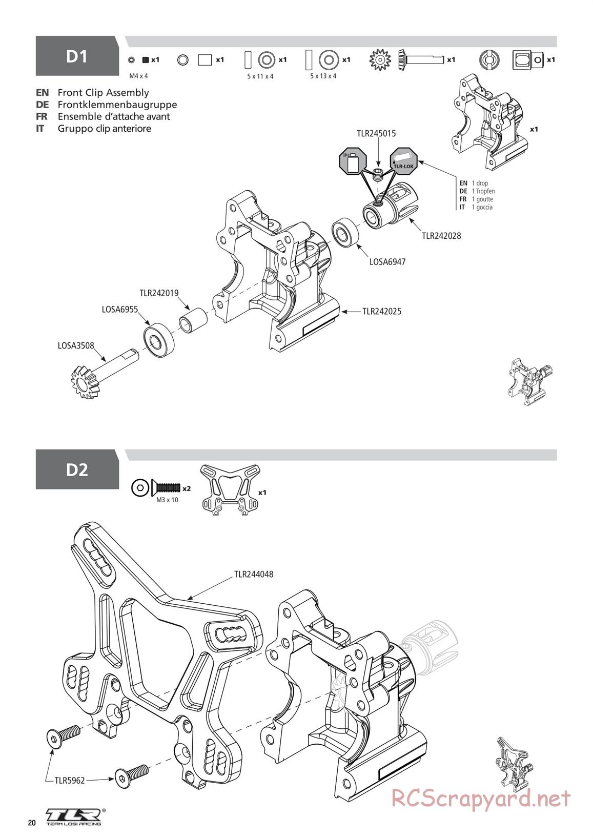 Team Losi - 8ight-XE Race - Manual - Page 20