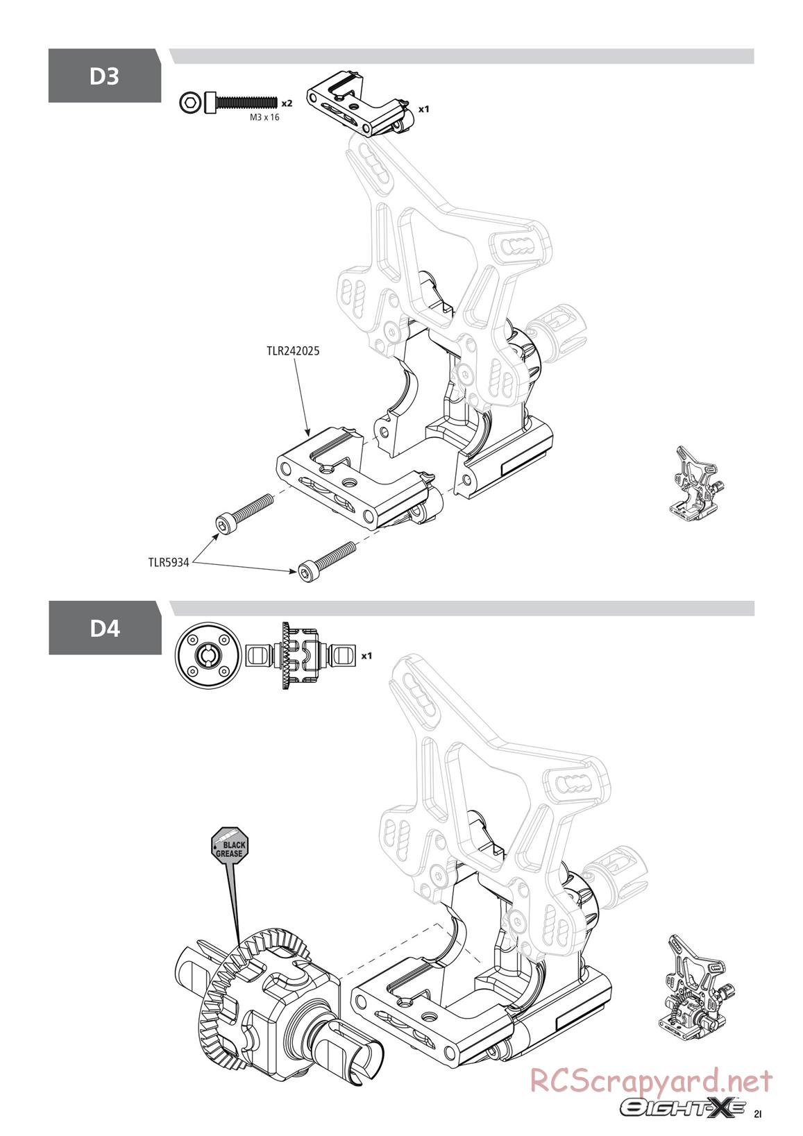 Team Losi - 8ight-XE Race - Manual - Page 21