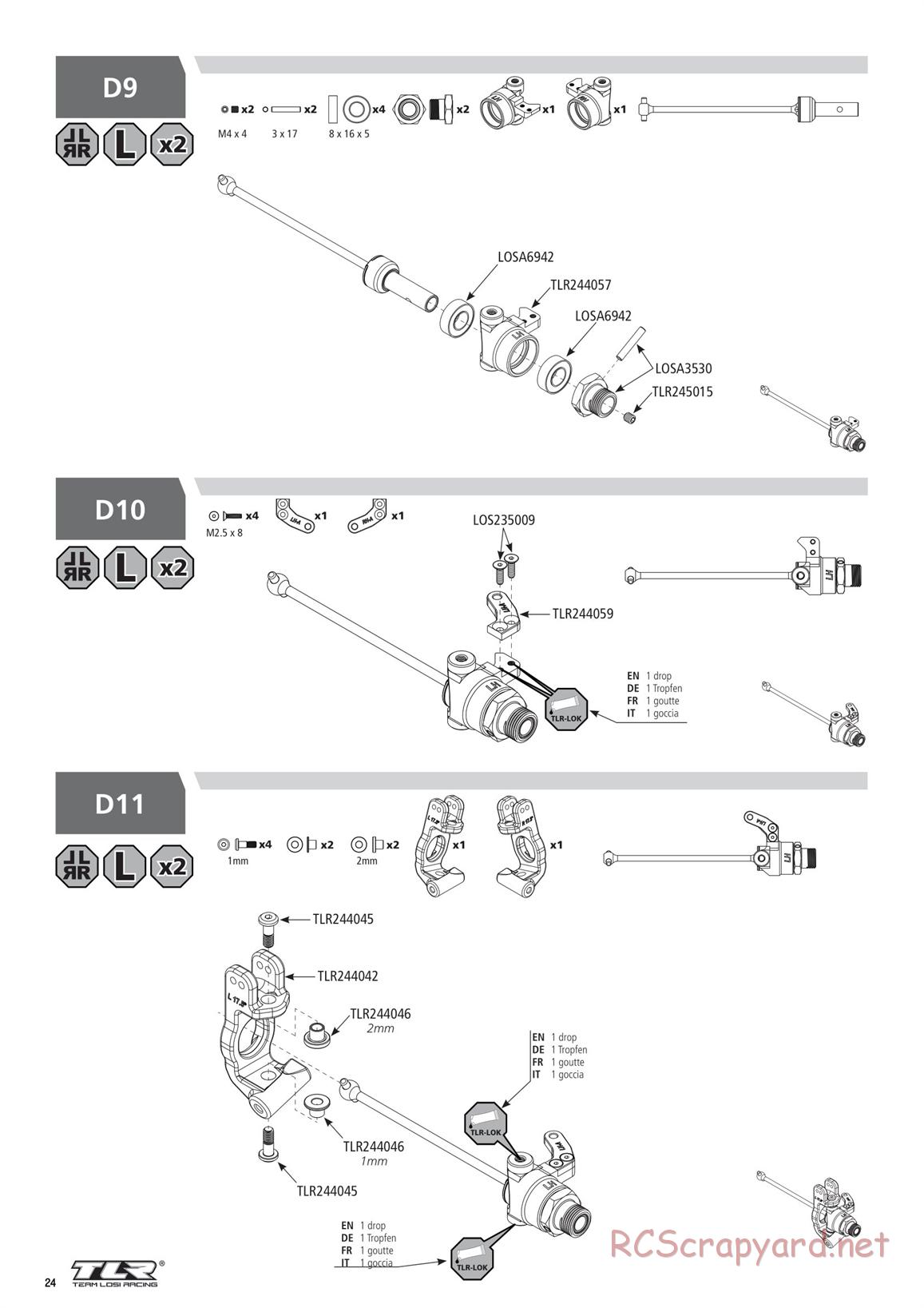 Team Losi - 8ight-XE Race - Manual - Page 24