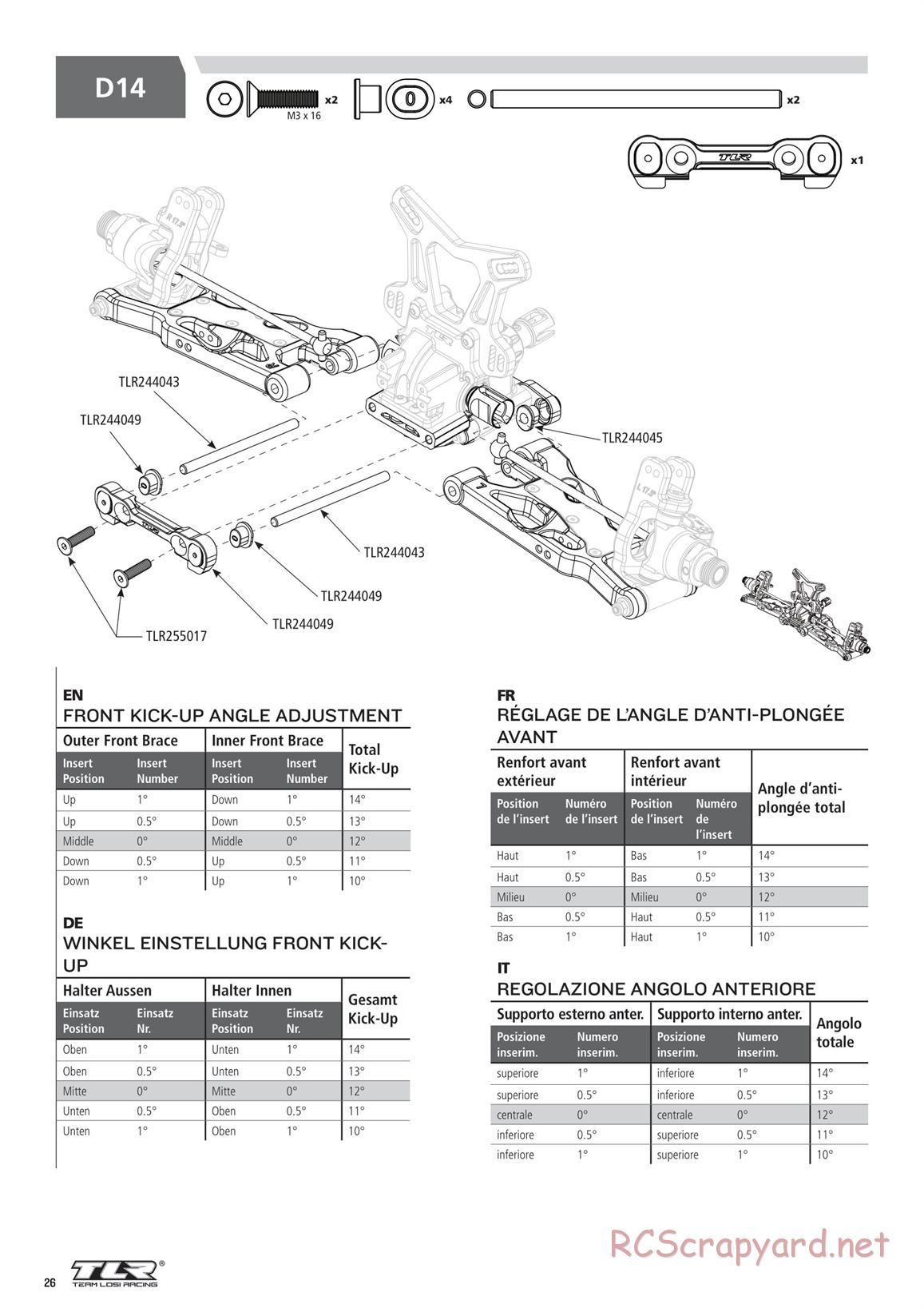 Team Losi - 8ight-XE Race - Manual - Page 26