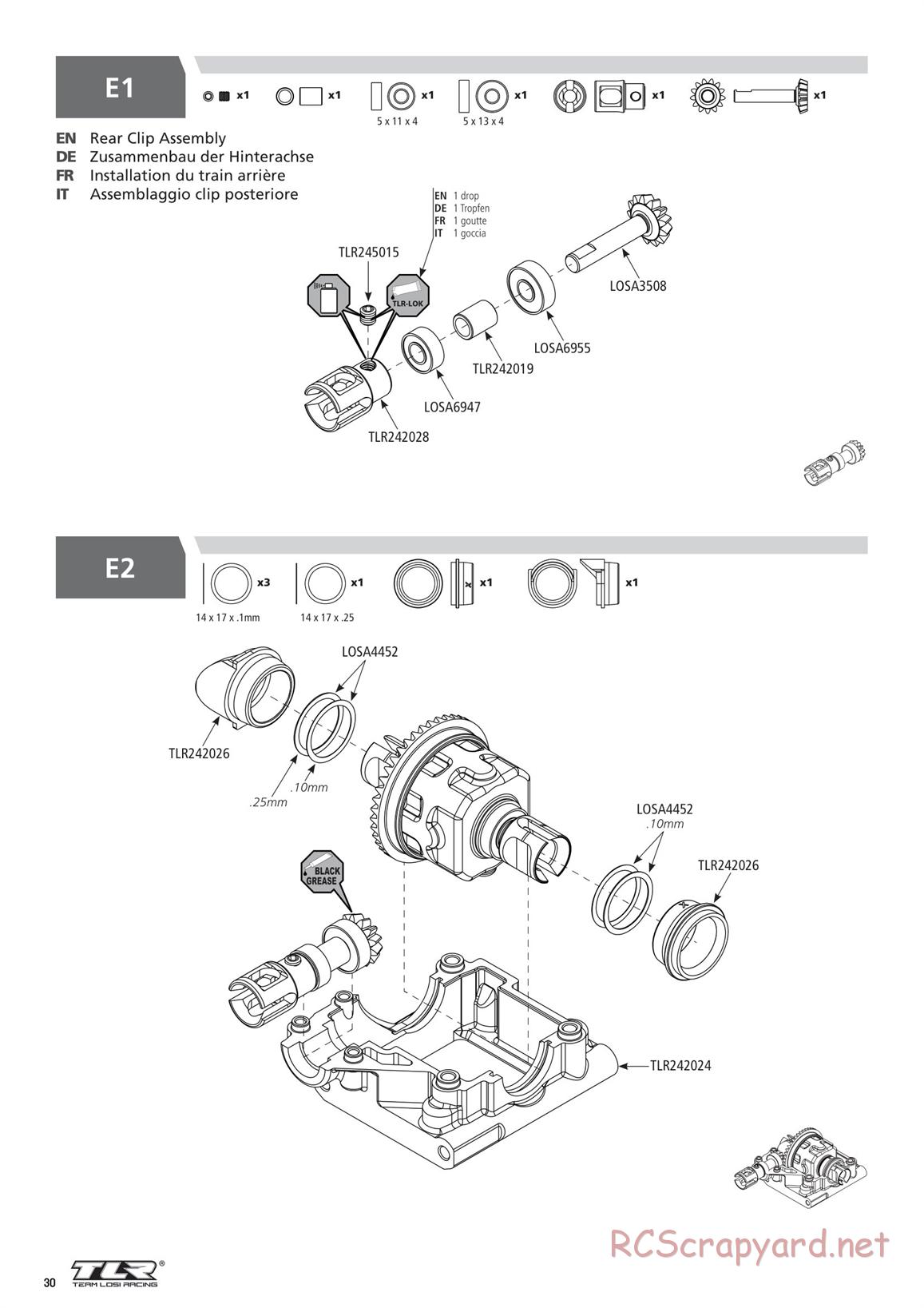 Team Losi - 8ight-XE Race - Manual - Page 30