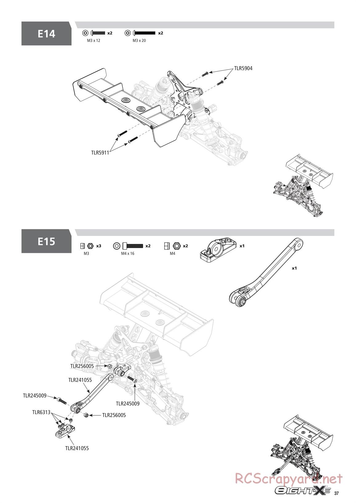 Team Losi - 8ight-XE Race - Manual - Page 37