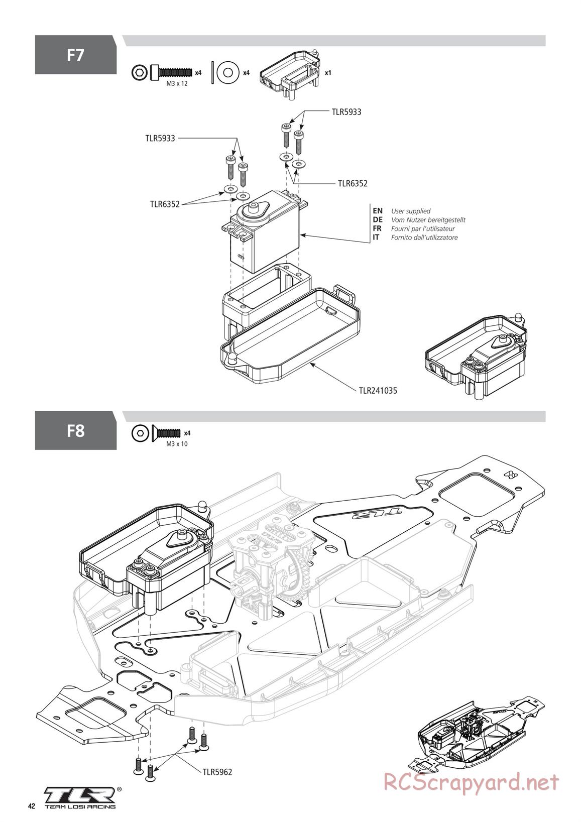 Team Losi - 8ight-XE Race - Manual - Page 42