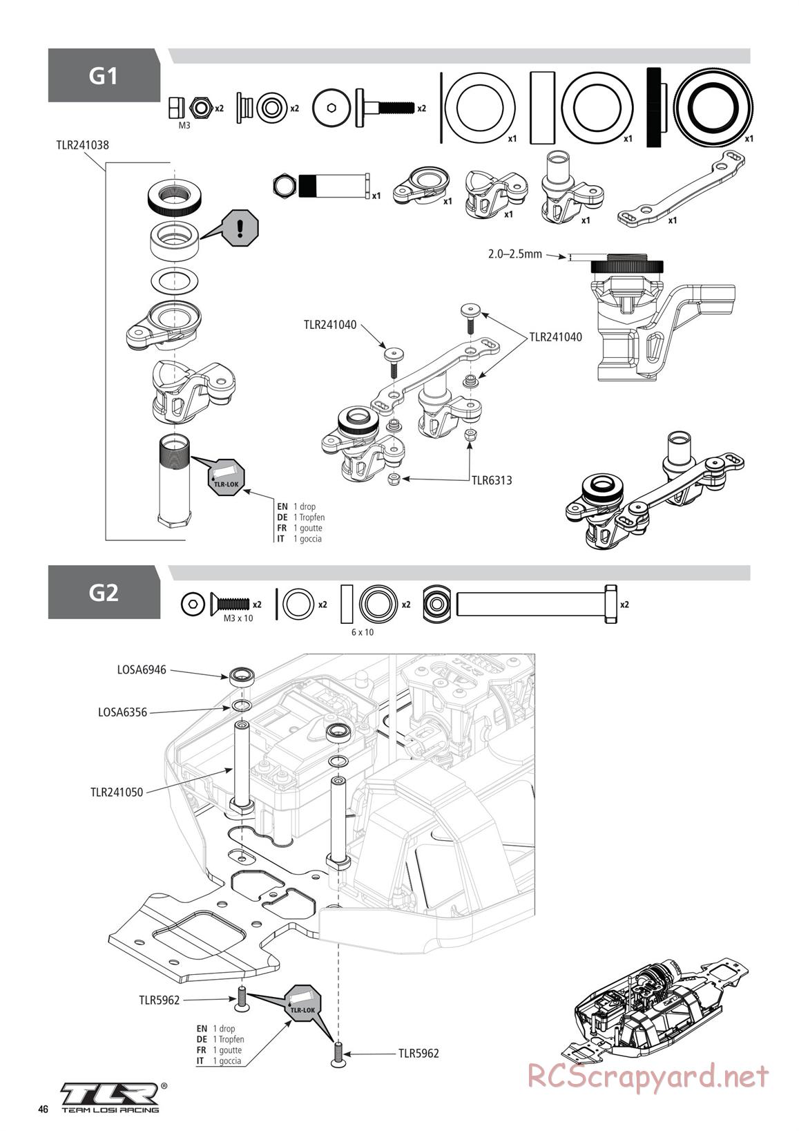 Team Losi - 8ight-XE Race - Manual - Page 46