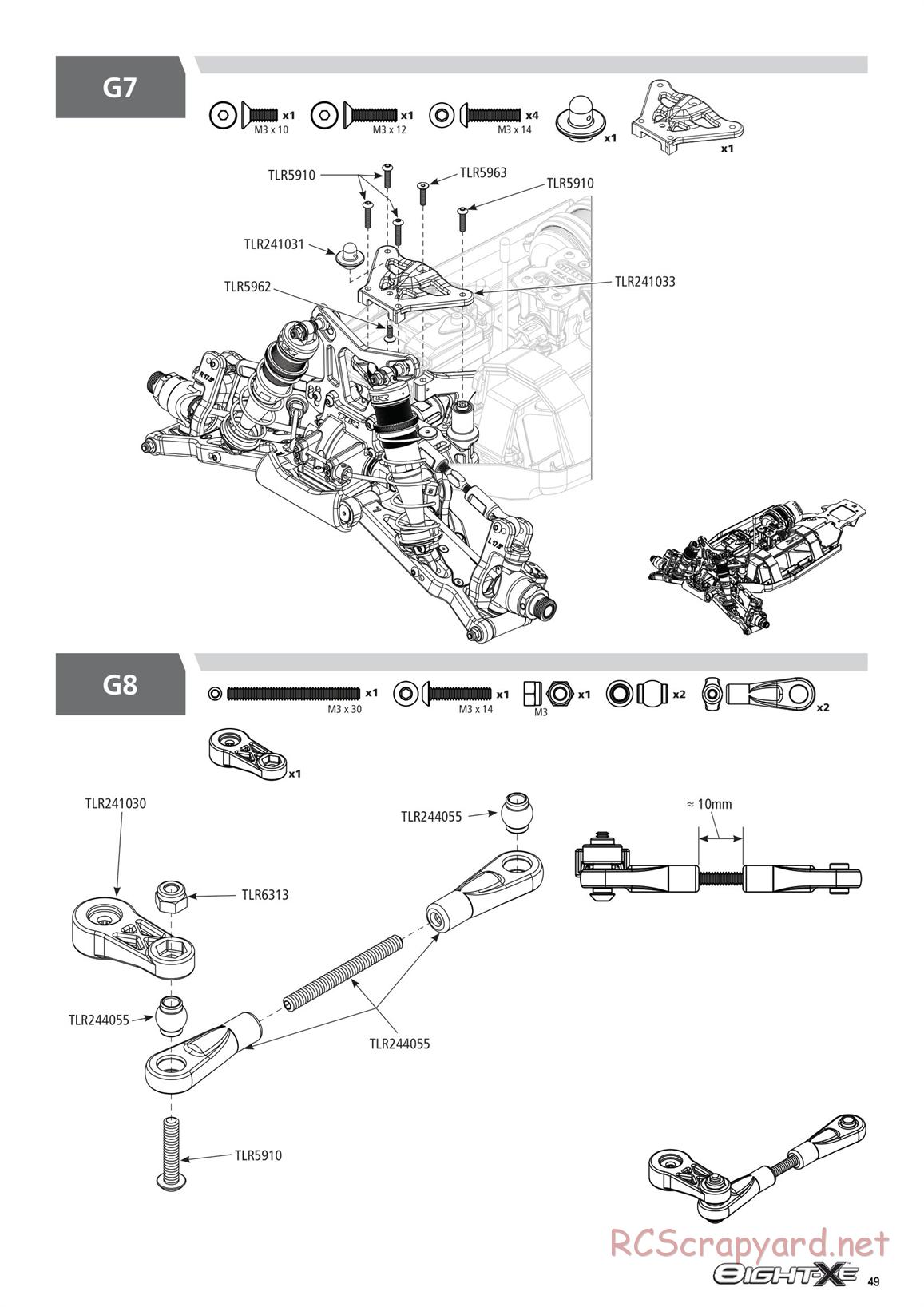 Team Losi - 8ight-XE Race - Manual - Page 49