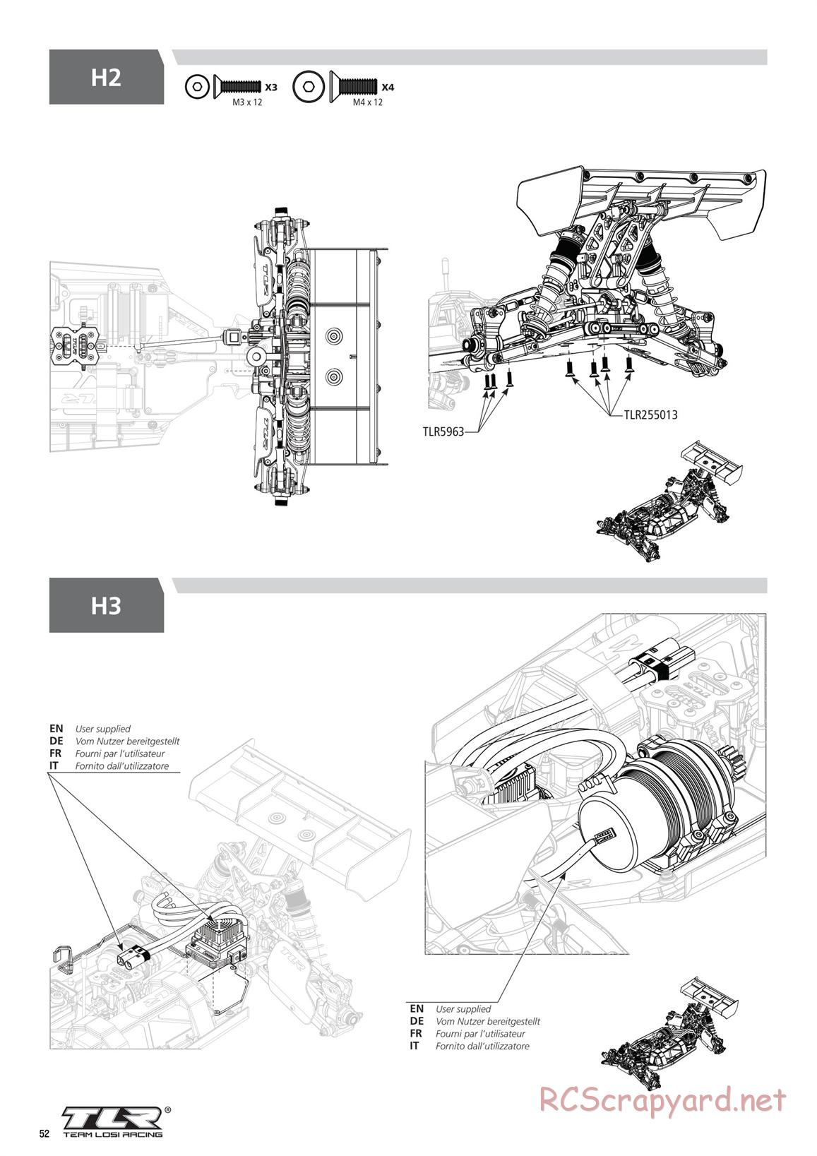 Team Losi - 8ight-XE Race - Manual - Page 52