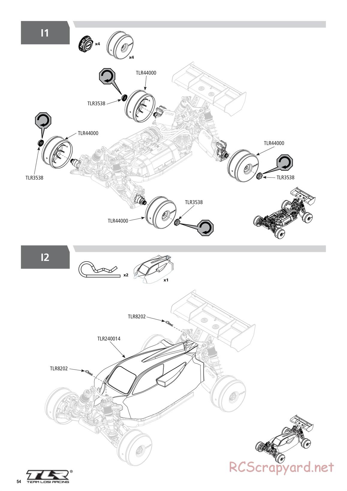 Team Losi - 8ight-XE Race - Manual - Page 54