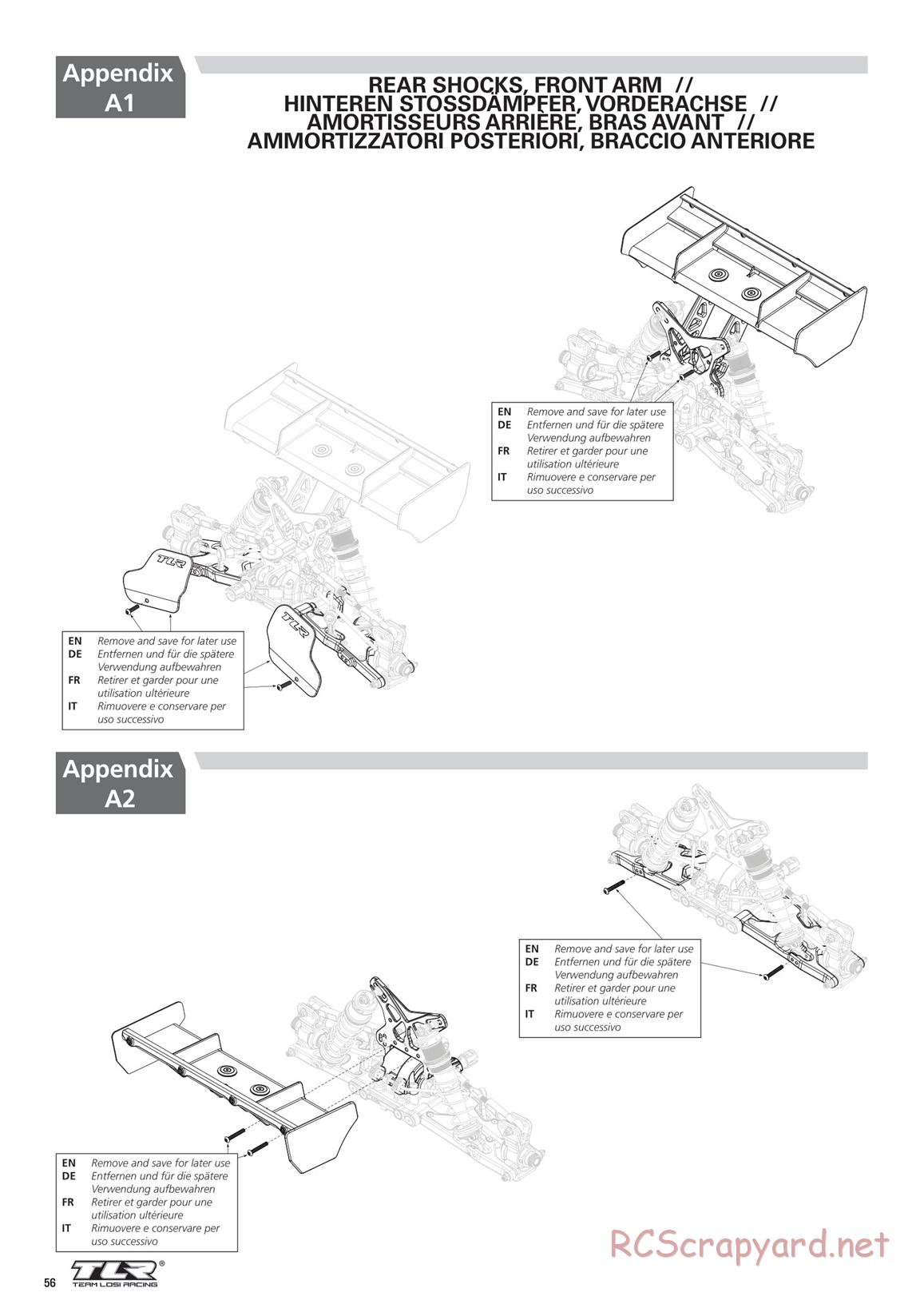 Team Losi - 8ight-XE Race - Manual - Page 56