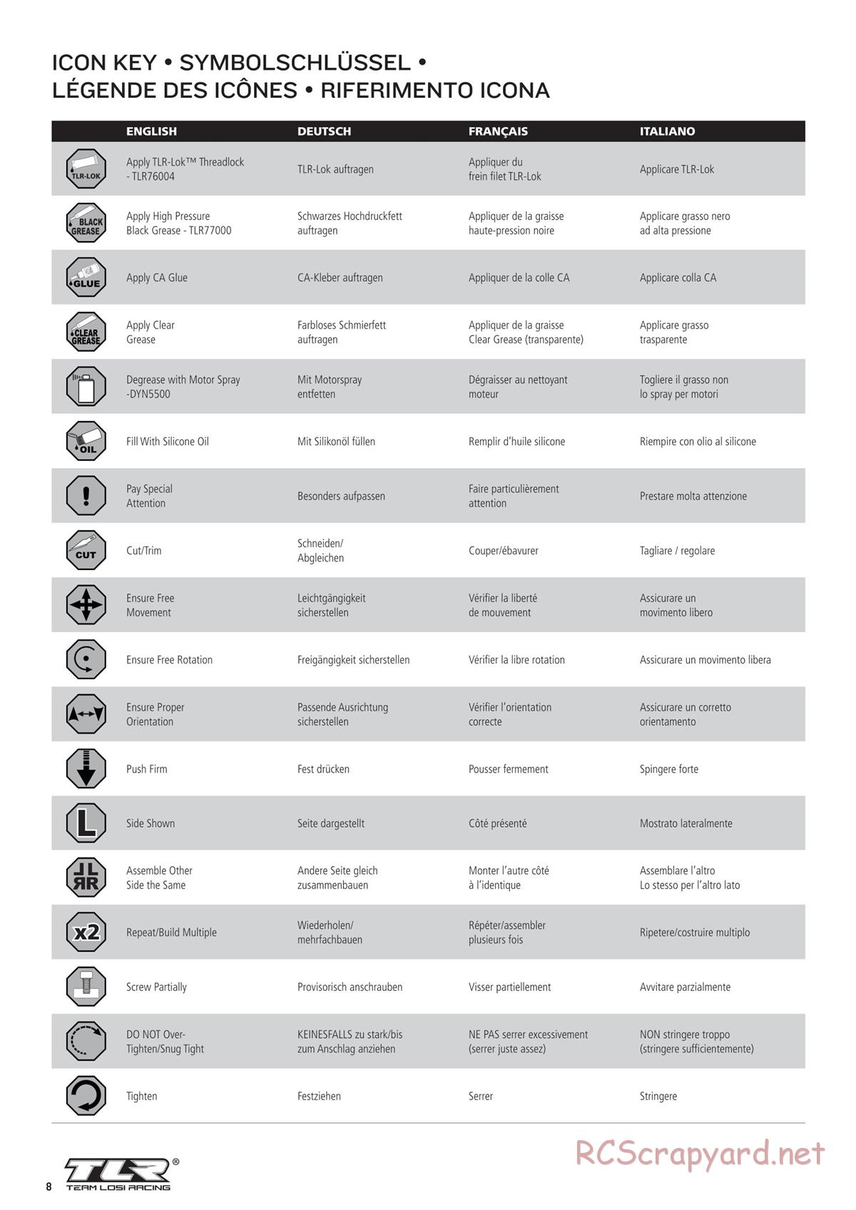 Team Losi - 8ight-XT/XTE Nitro/Electric Race - Manual - Page 8