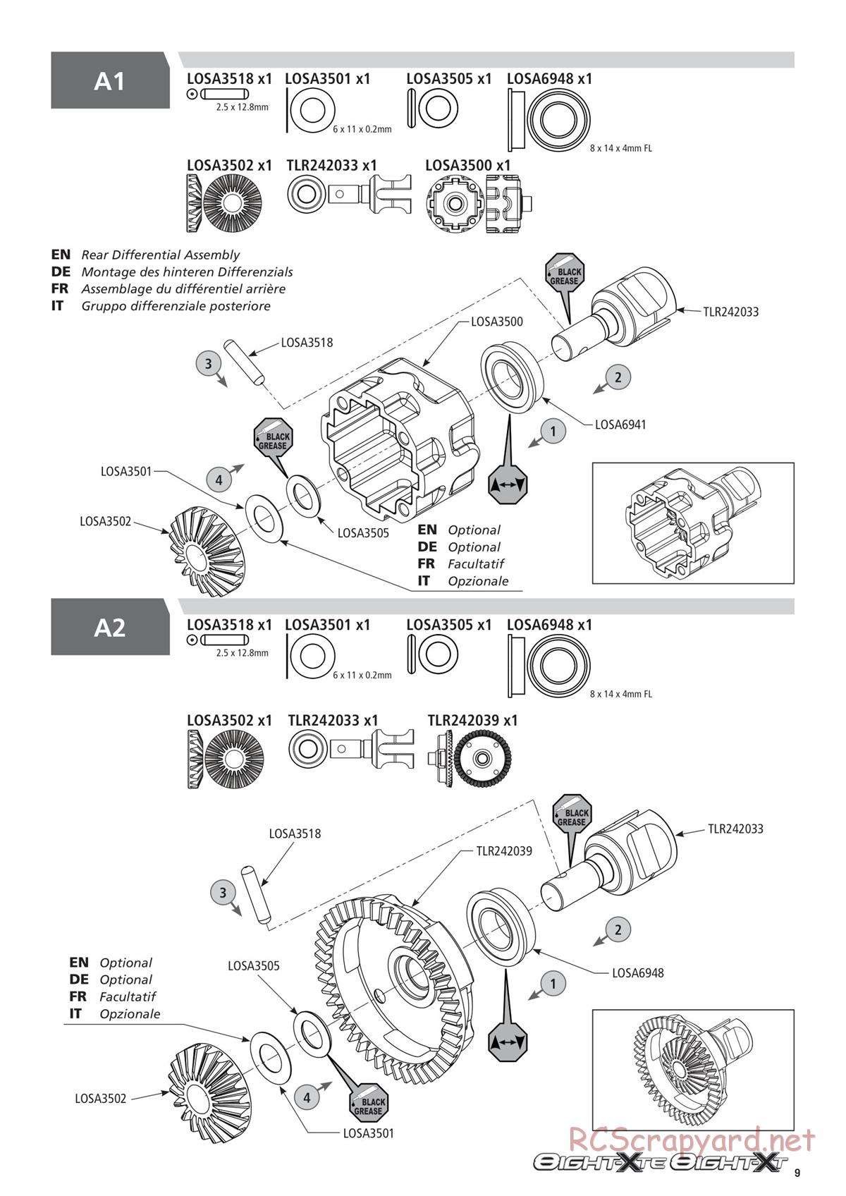 Team Losi - 8ight-XT/XTE Nitro/Electric Race - Manual - Page 9