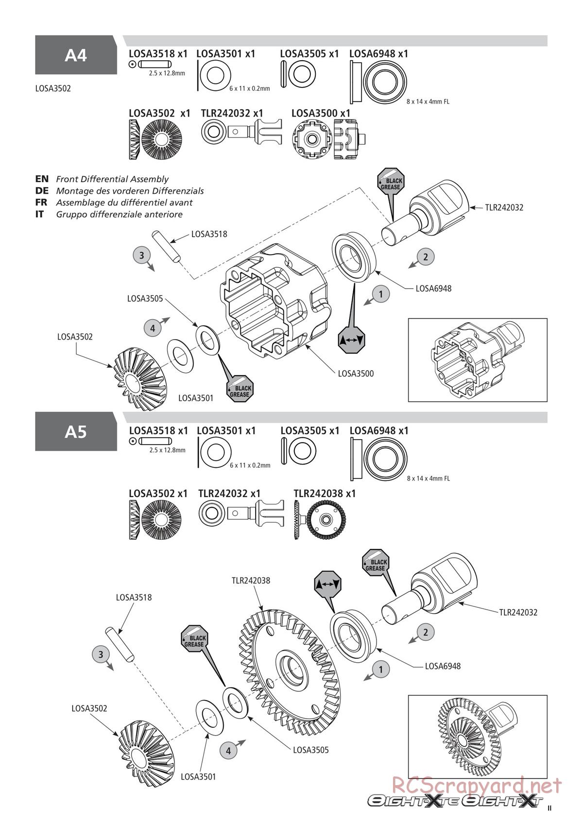 Team Losi - 8ight-XT/XTE Nitro/Electric Race - Manual - Page 11