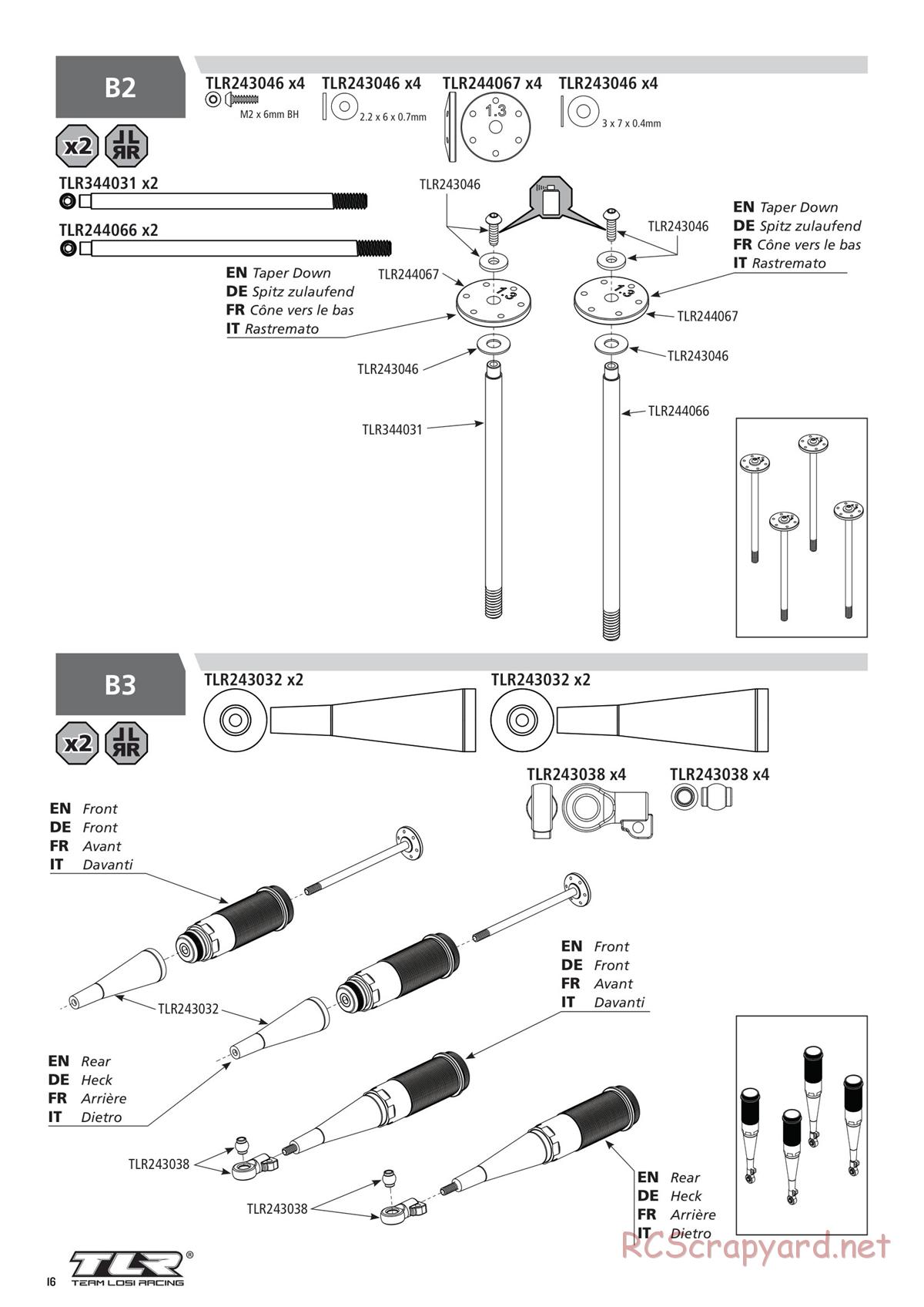 Team Losi - 8ight-XT/XTE Nitro/Electric Race - Manual - Page 16