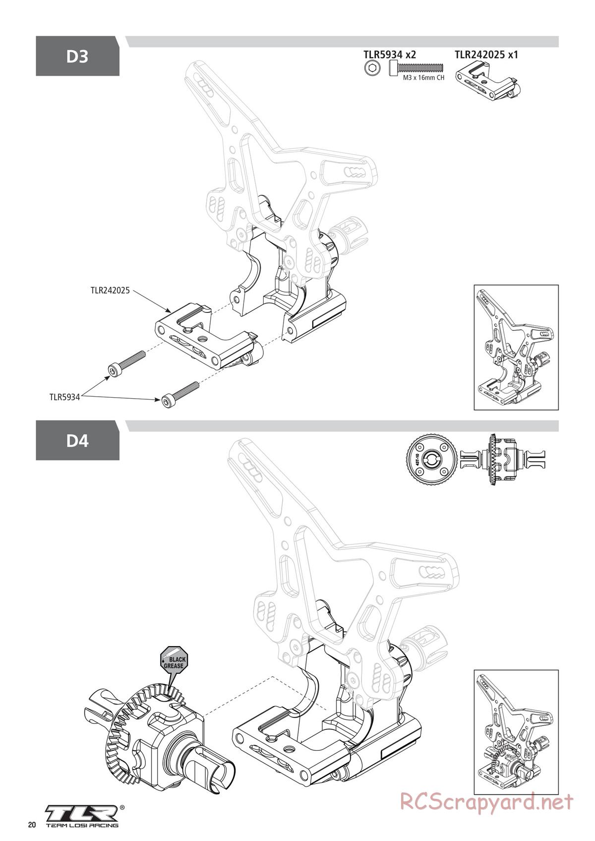 Team Losi - 8ight-XT/XTE Nitro/Electric Race - Manual - Page 20
