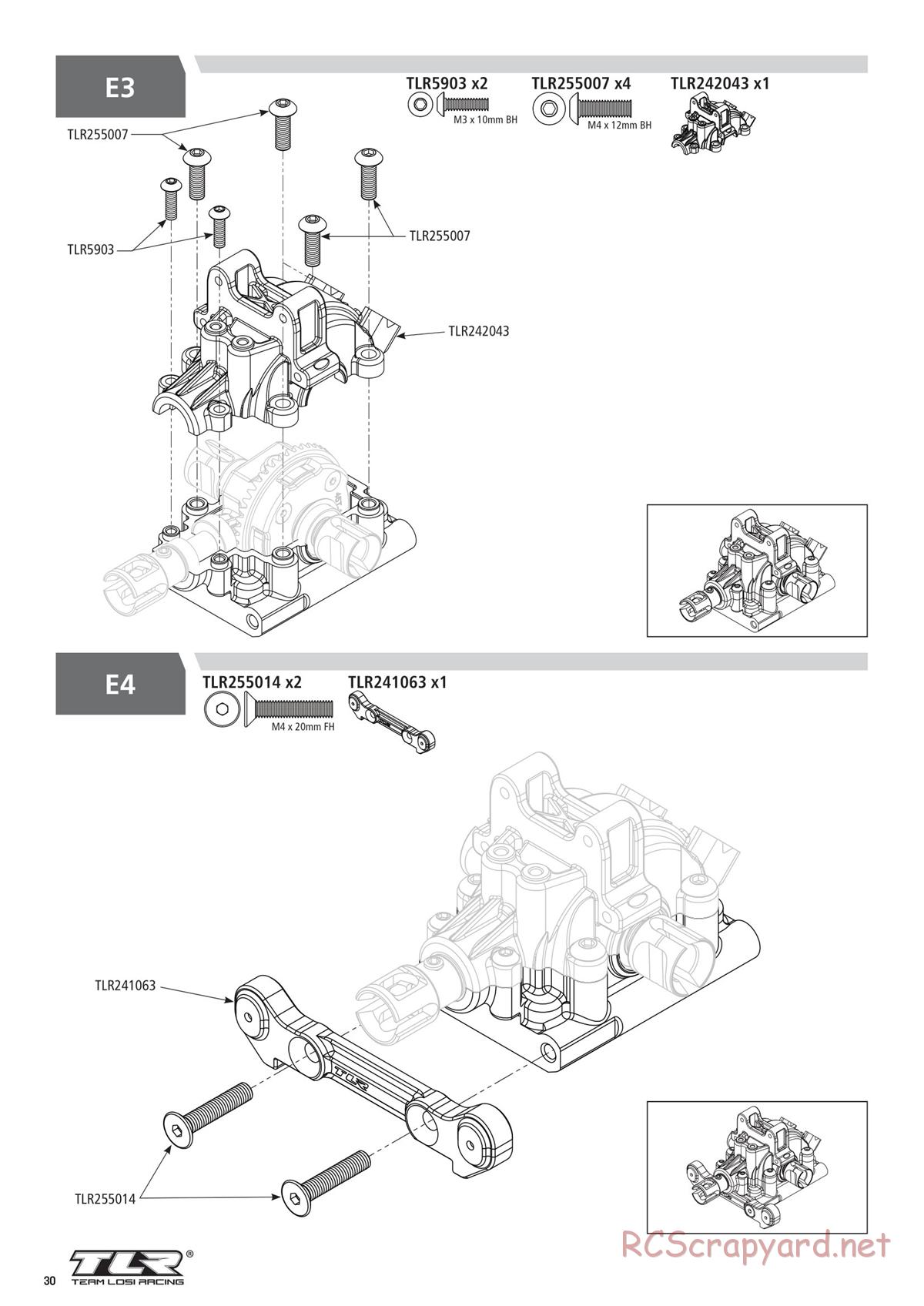 Team Losi - 8ight-XT/XTE Nitro/Electric Race - Manual - Page 30