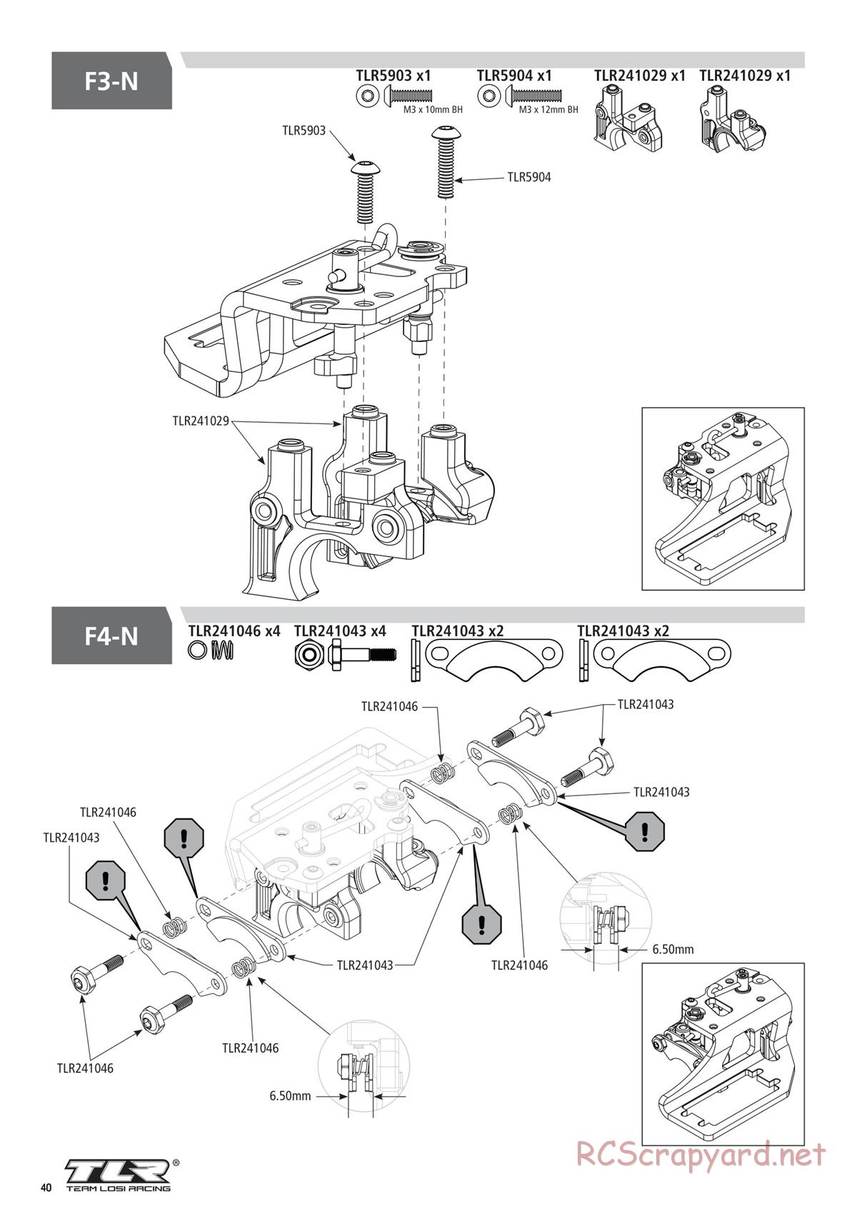 Team Losi - 8ight-XT/XTE Nitro/Electric Race - Manual - Page 40