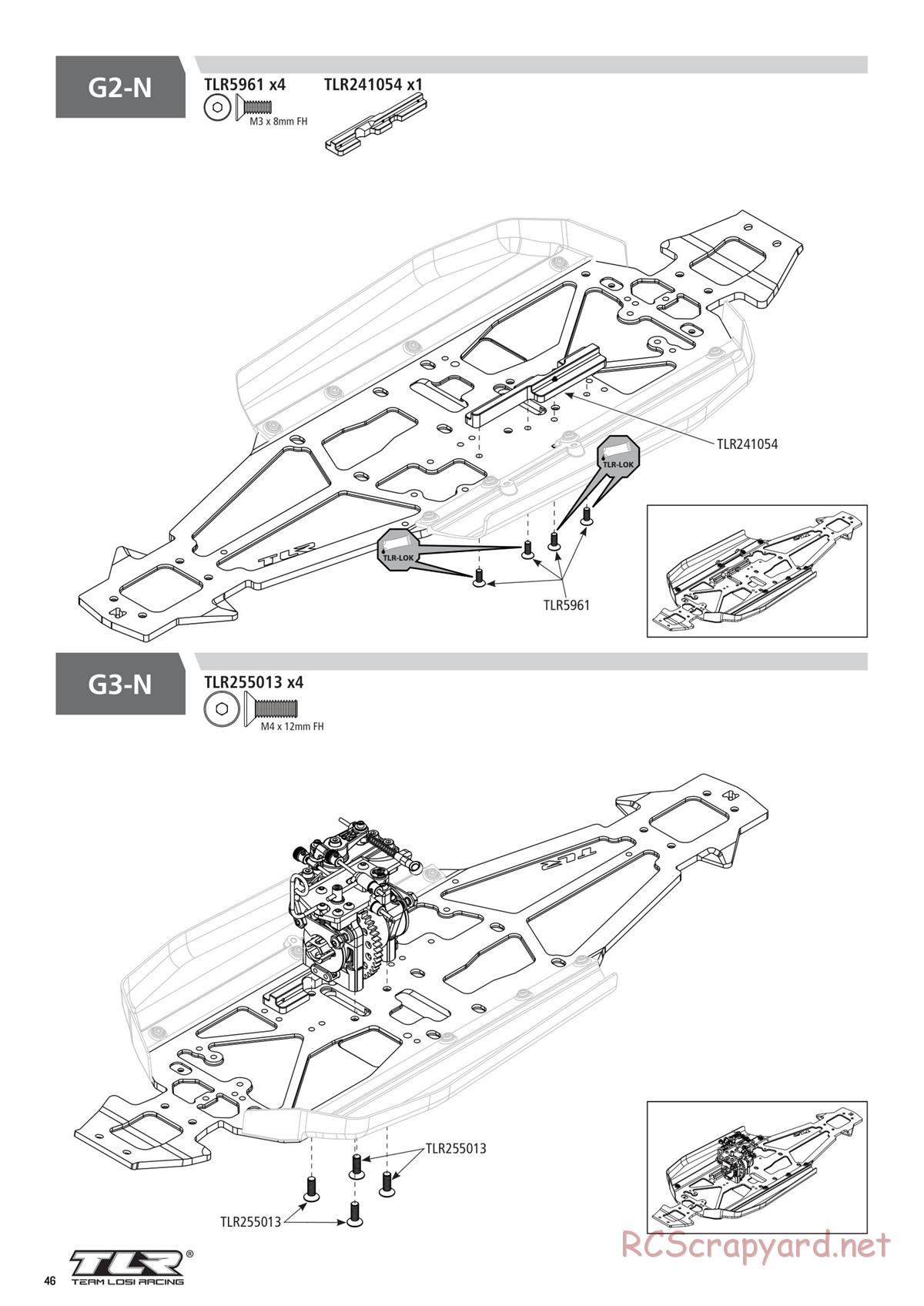 Team Losi - 8ight-XT/XTE Nitro/Electric Race - Manual - Page 46