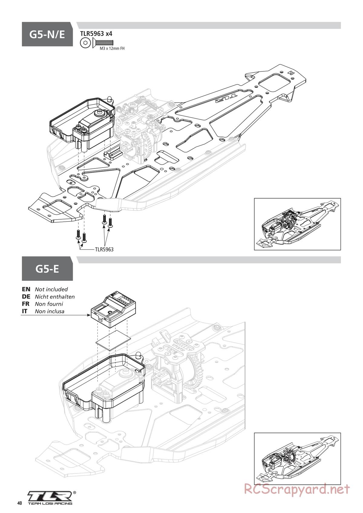 Team Losi - 8ight-XT/XTE Nitro/Electric Race - Manual - Page 48