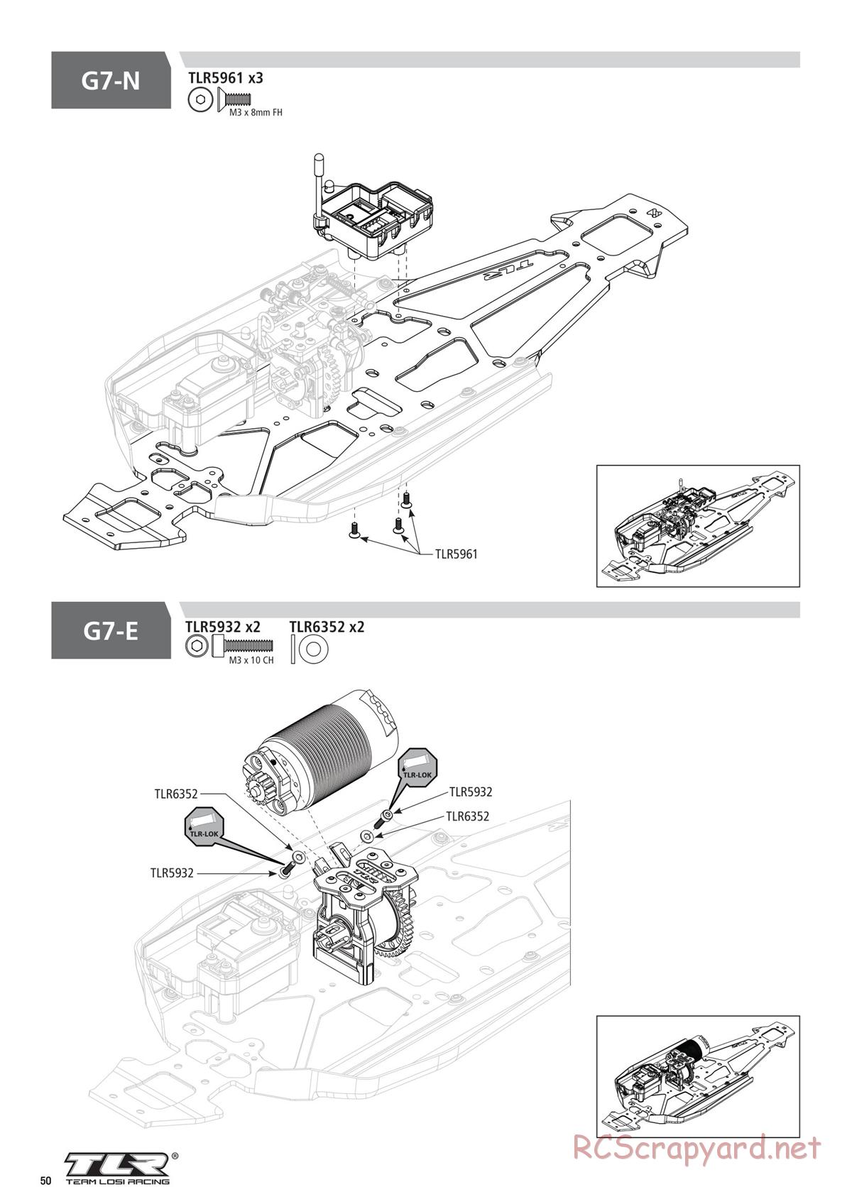 Team Losi - 8ight-XT/XTE Nitro/Electric Race - Manual - Page 50