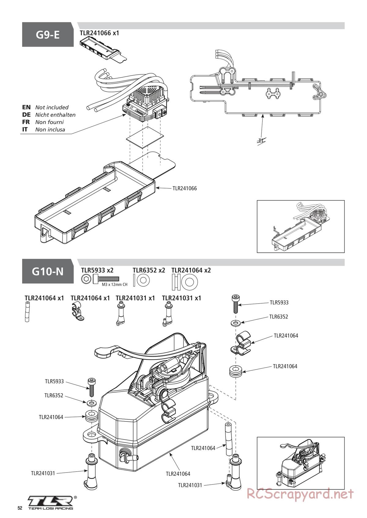 Team Losi - 8ight-XT/XTE Nitro/Electric Race - Manual - Page 52