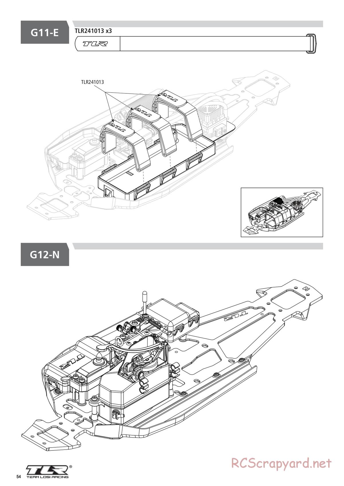 Team Losi - 8ight-XT/XTE Nitro/Electric Race - Manual - Page 54