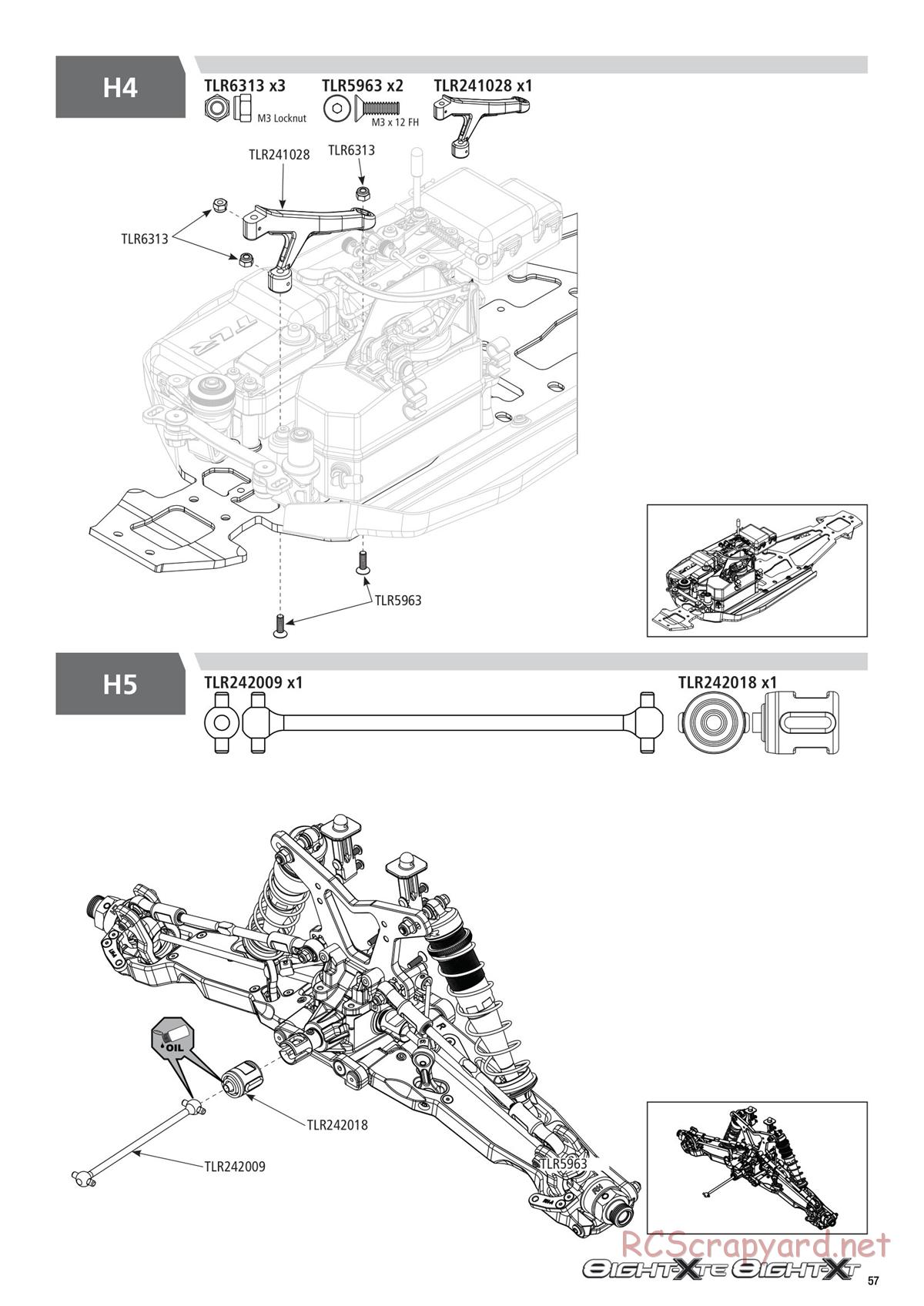 Team Losi - 8ight-XT/XTE Nitro/Electric Race - Manual - Page 57