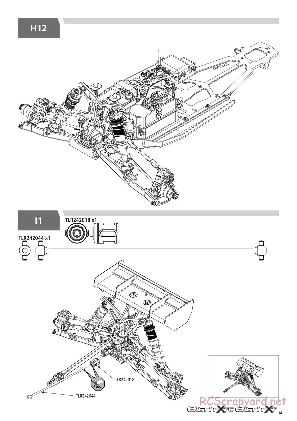 Team Losi - 8ight-XT/XTE Nitro/Electric Race - Manual - Page 61