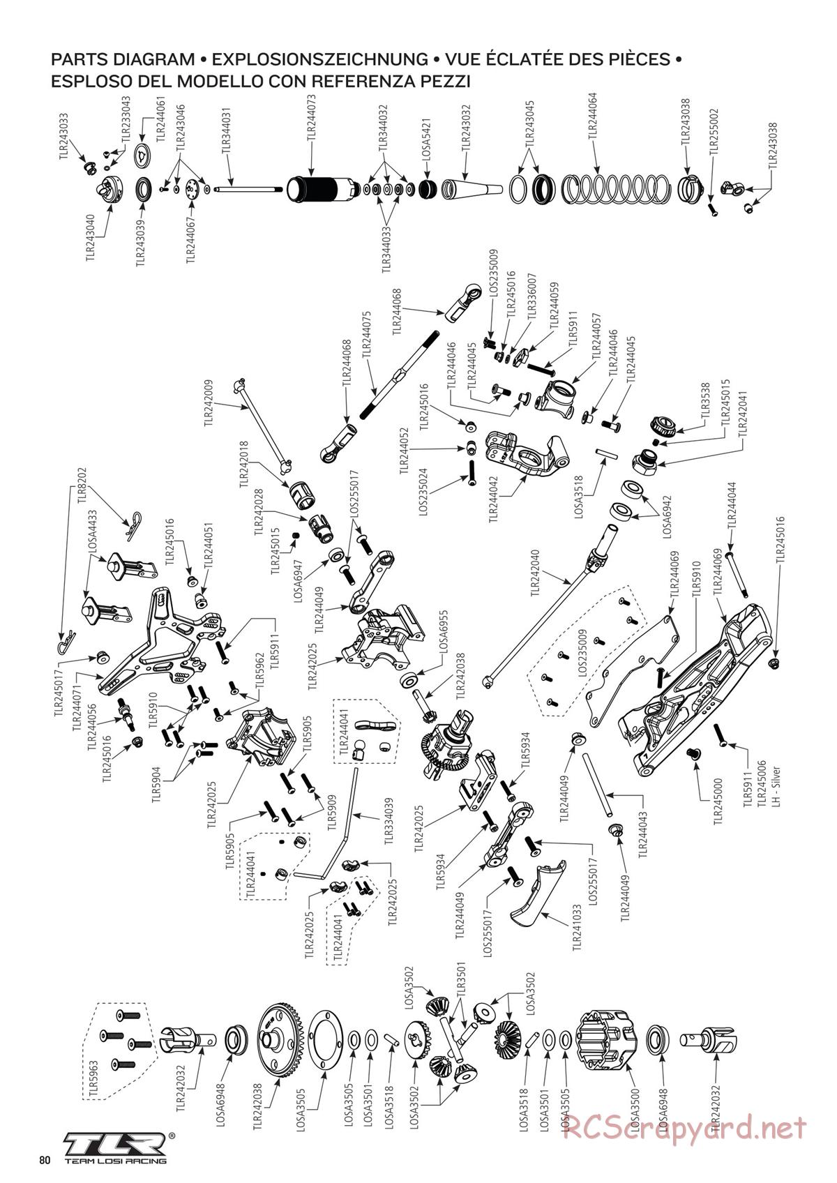 Team Losi - 8ight-XT/XTE Nitro/Electric Race - Manual - Page 80