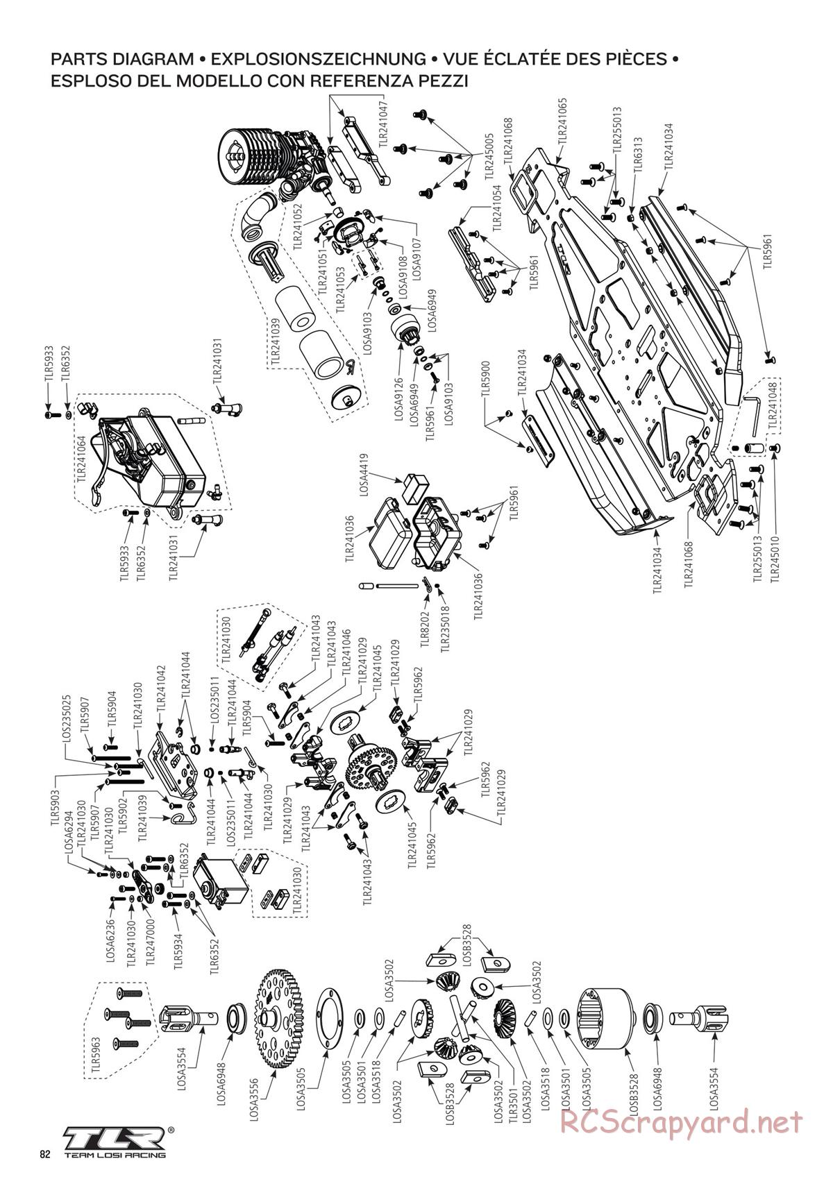 Team Losi - 8ight-XT/XTE Nitro/Electric Race - Manual - Page 82