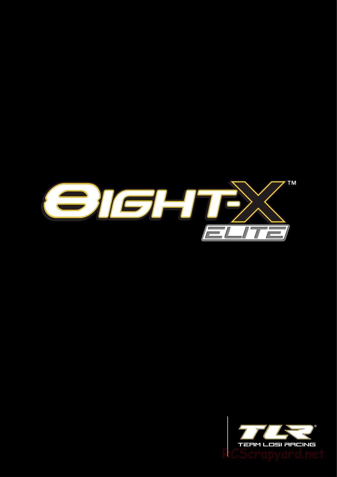 Team Losi - 8ight-X Elite Race - Manual - Page 1