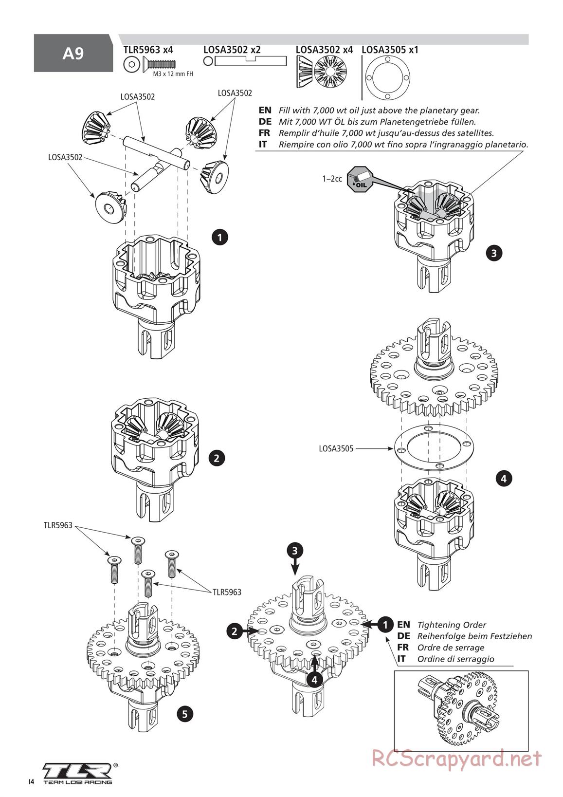 Team Losi - 8ight-X Elite Race - Manual - Page 14