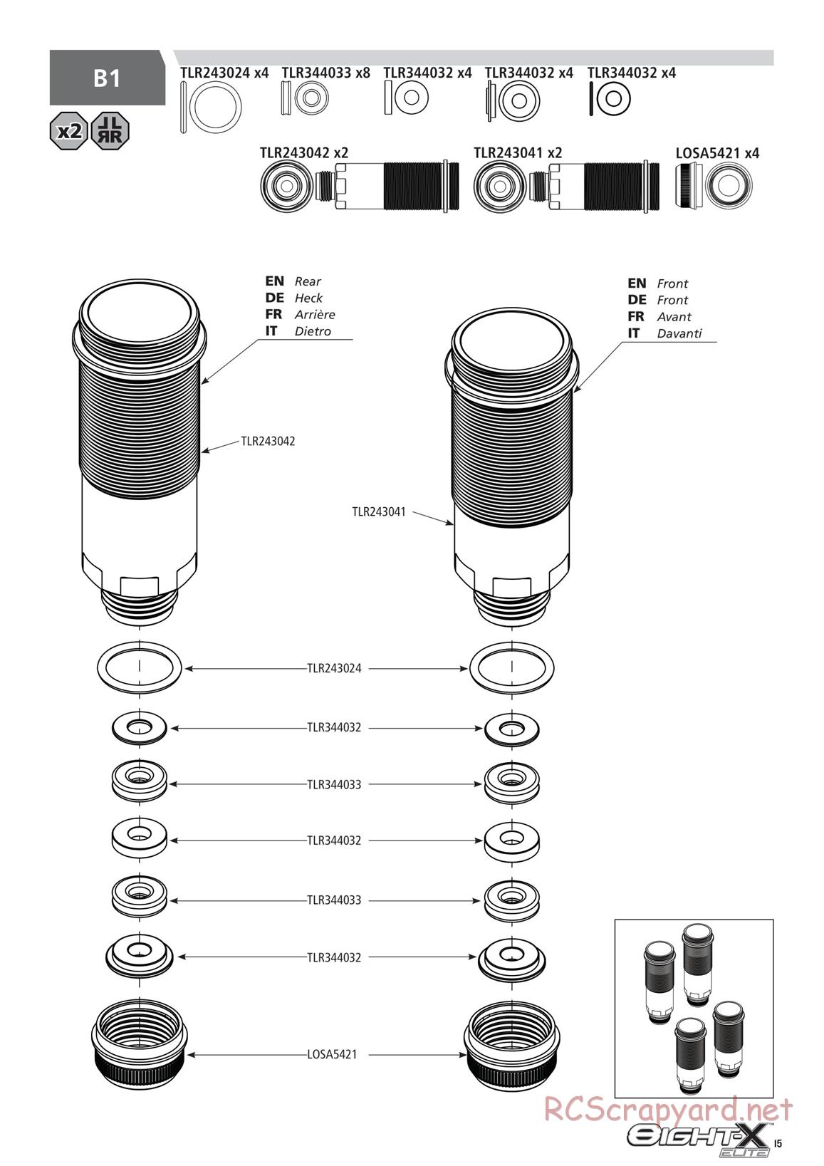 Team Losi - 8ight-X Elite Race - Manual - Page 15