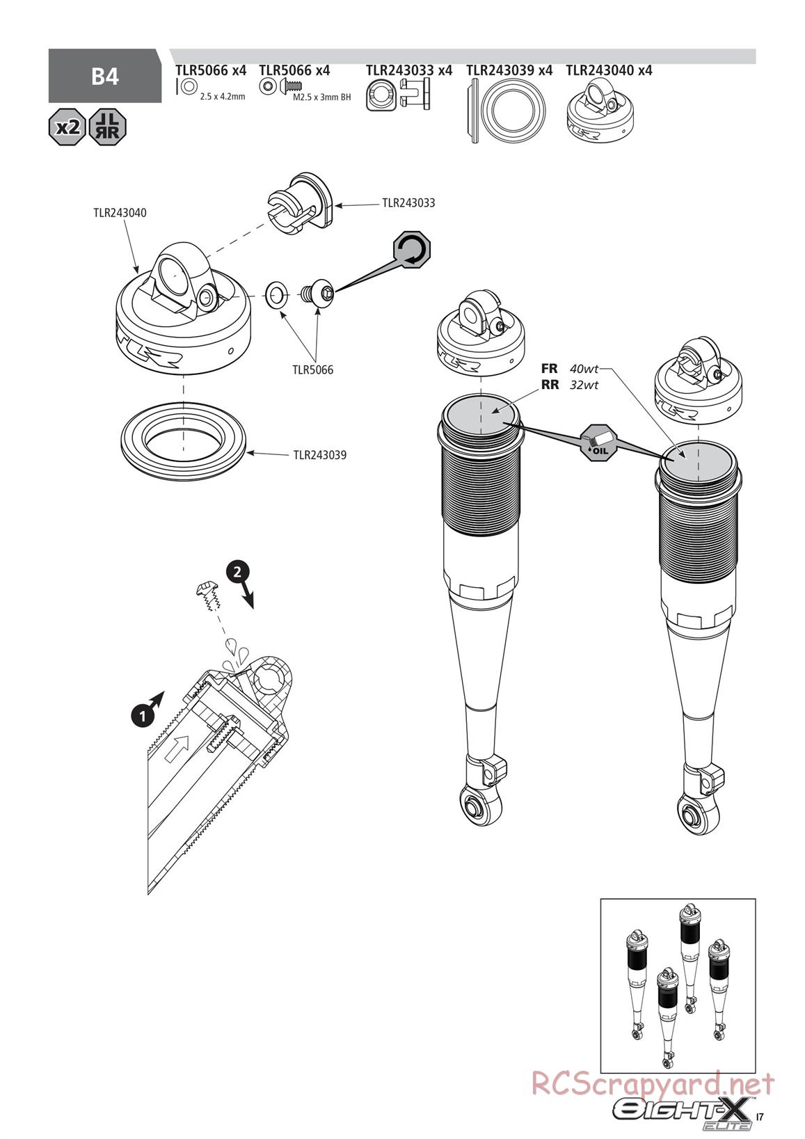 Team Losi - 8ight-X Elite Race - Manual - Page 17