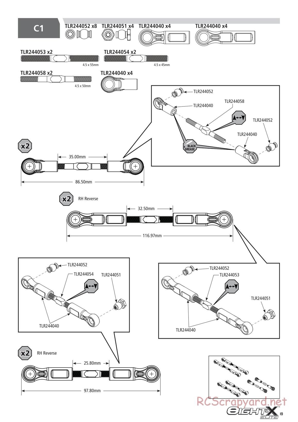 Team Losi - 8ight-X Elite Race - Manual - Page 19