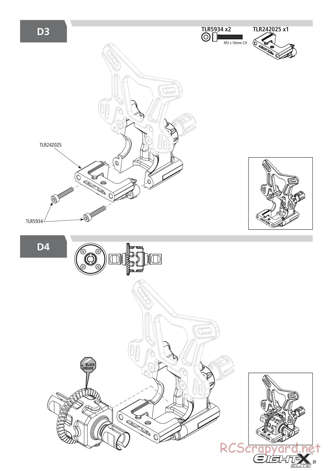 Team Losi - 8ight-X Elite Race - Manual - Page 21