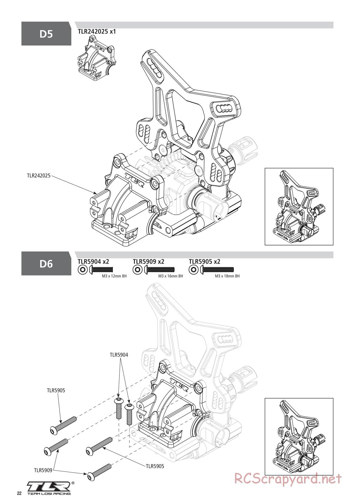 Team Losi - 8ight-X Elite Race - Manual - Page 22