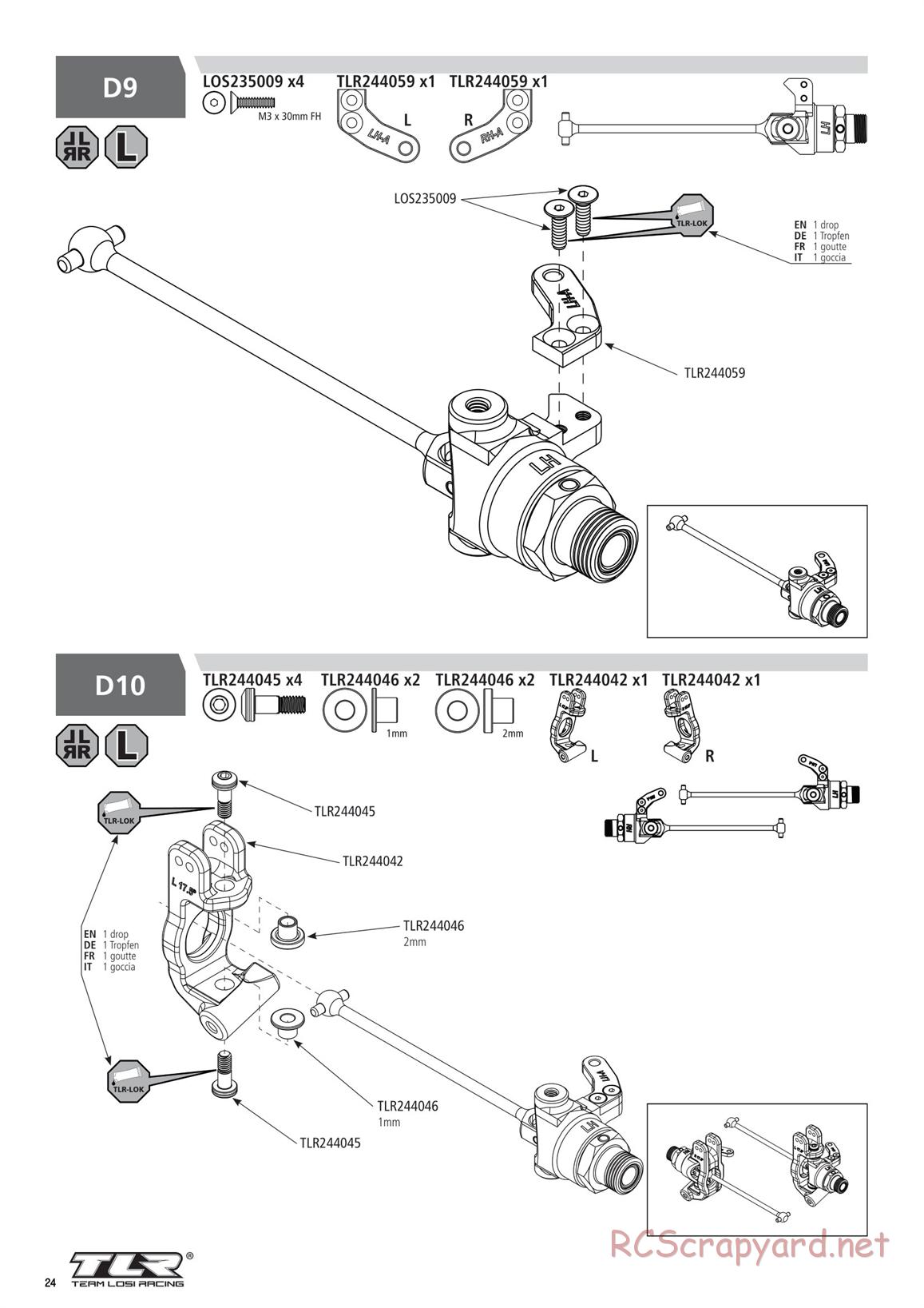 Team Losi - 8ight-X Elite Race - Manual - Page 24