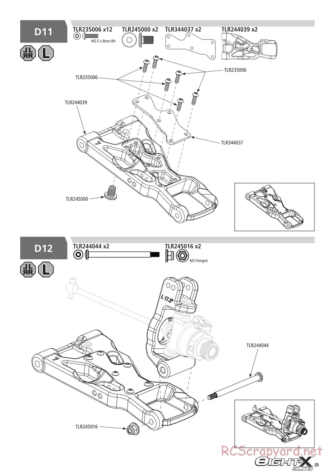 Team Losi - 8ight-X Elite Race - Manual - Page 25