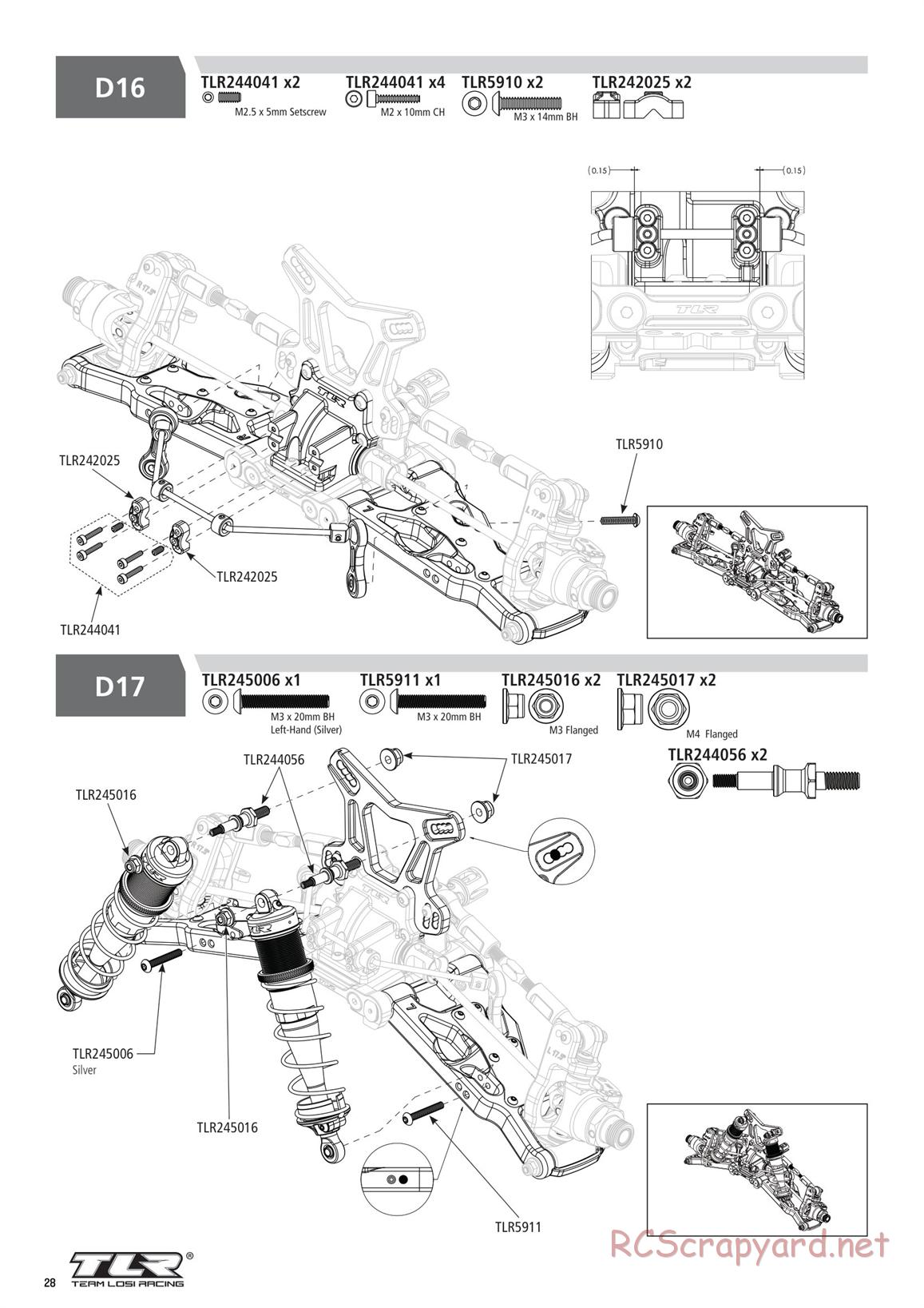 Team Losi - 8ight-X Elite Race - Manual - Page 28