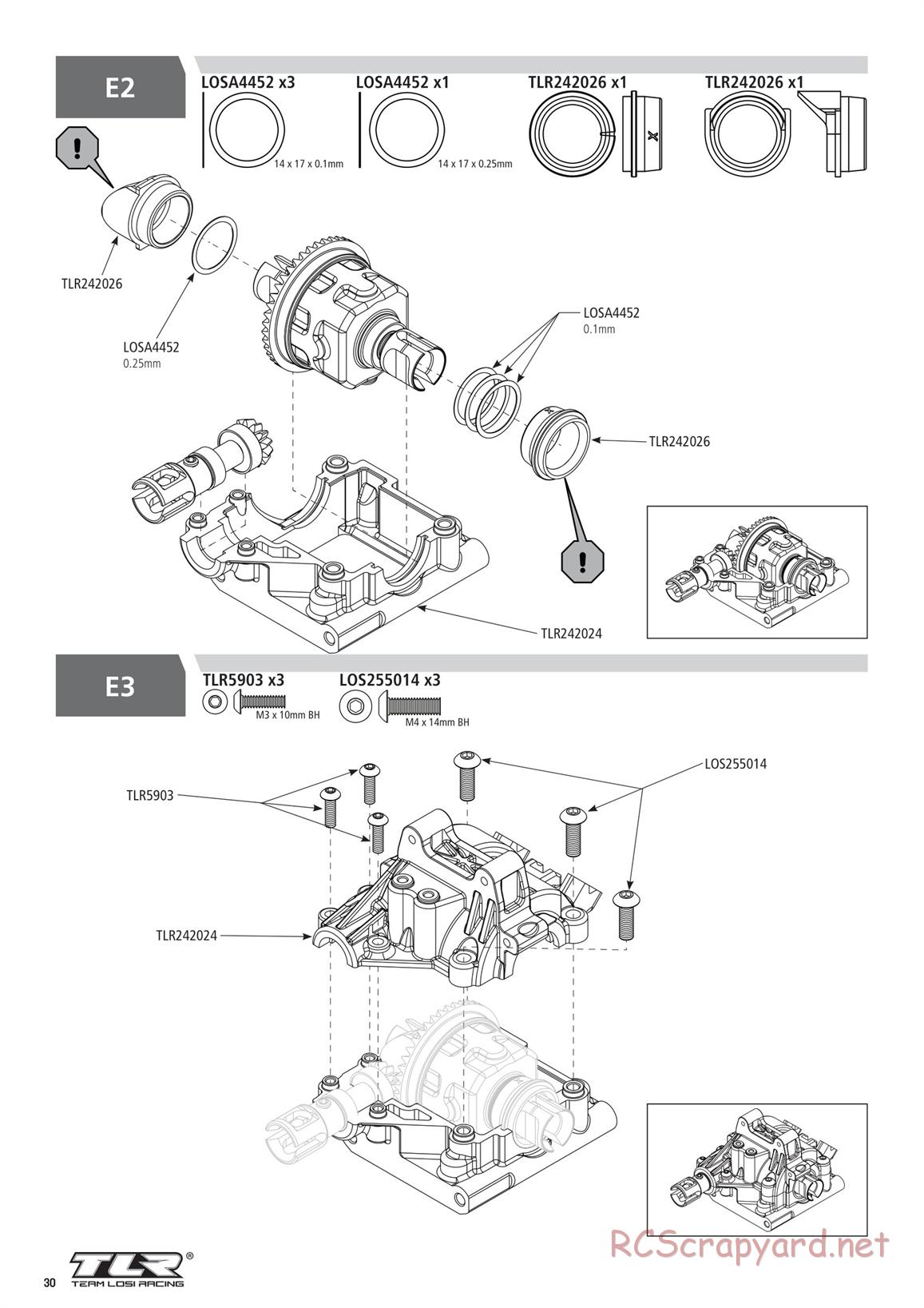 Team Losi - 8ight-X Elite Race - Manual - Page 30