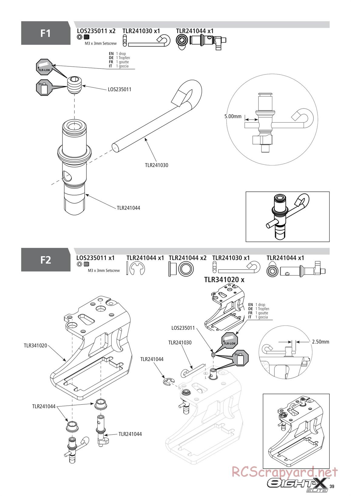 Team Losi - 8ight-X Elite Race - Manual - Page 39