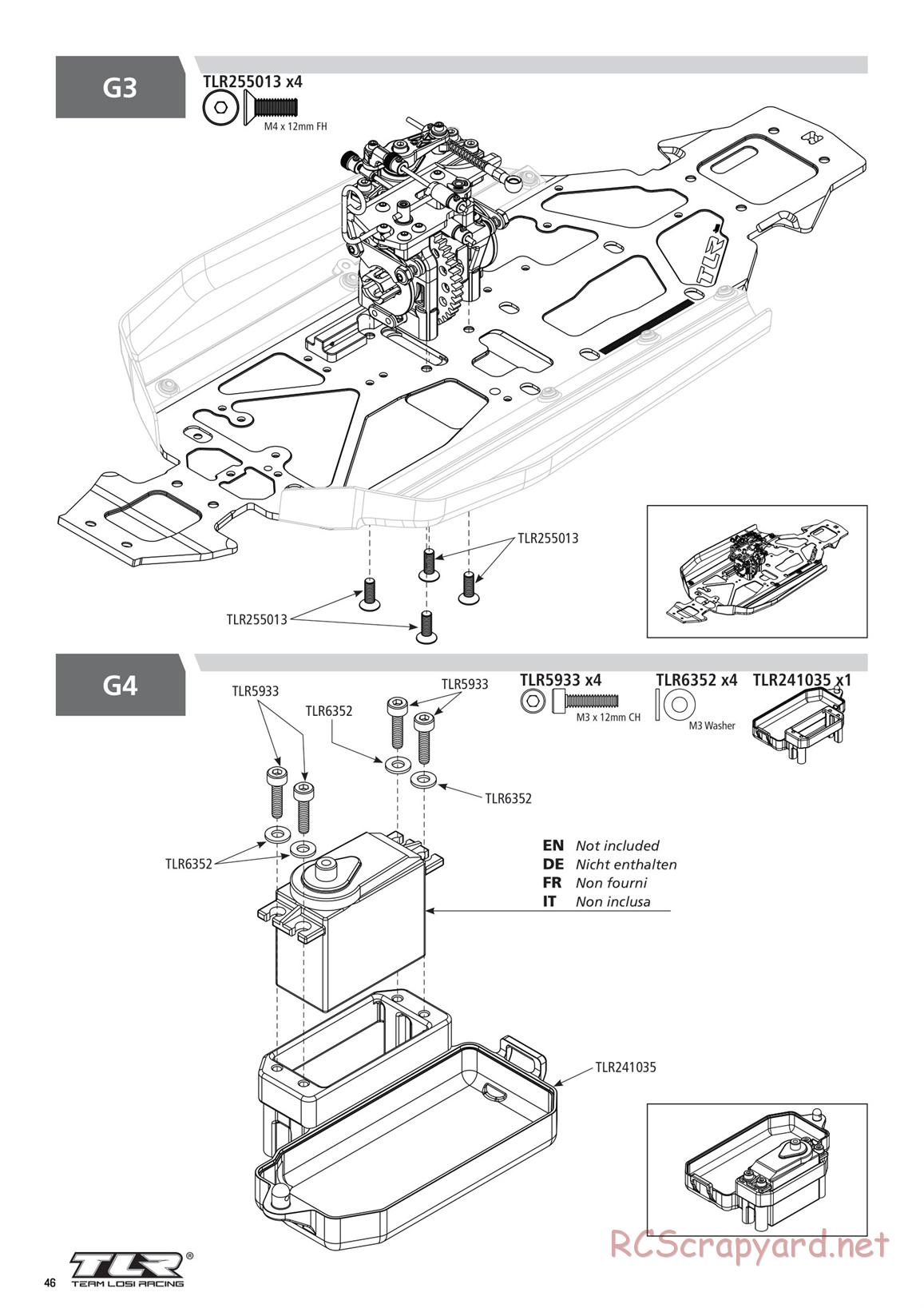 Team Losi - 8ight-X Elite Race - Manual - Page 46