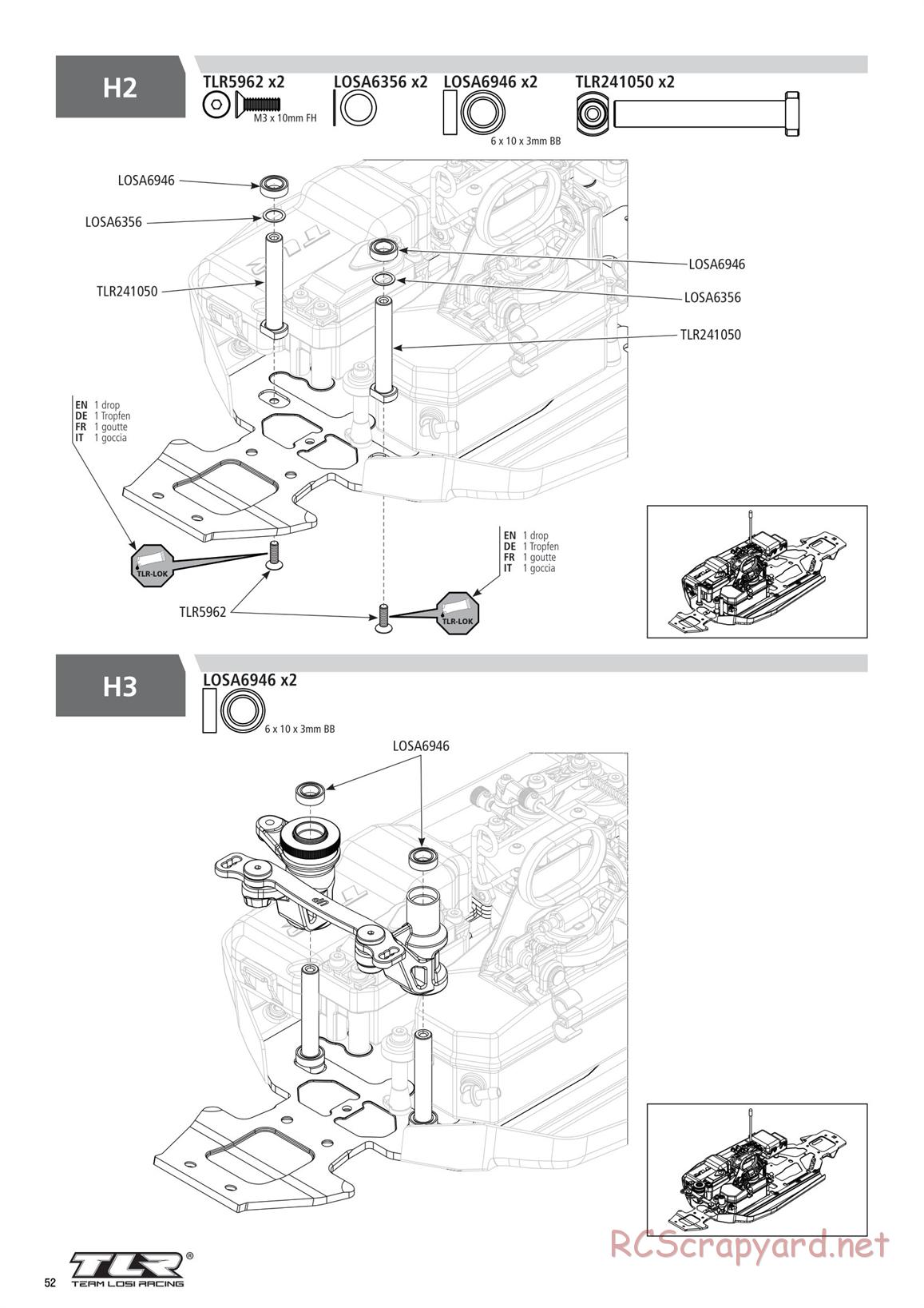 Team Losi - 8ight-X Elite Race - Manual - Page 52