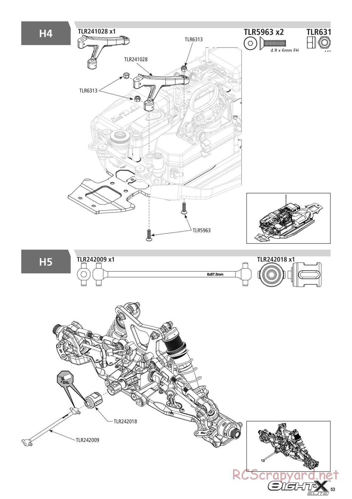 Team Losi - 8ight-X Elite Race - Manual - Page 53