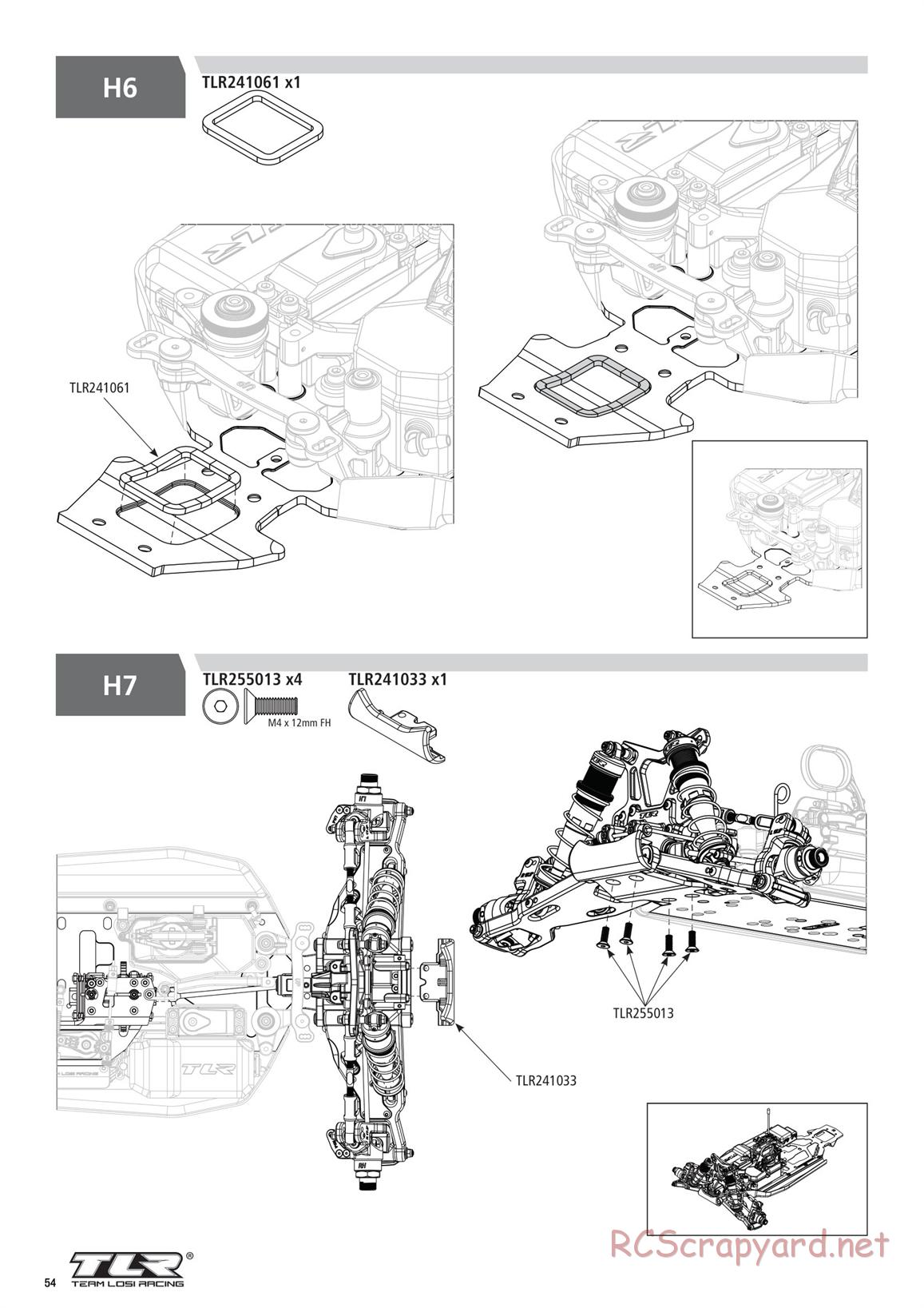 Team Losi - 8ight-X Elite Race - Manual - Page 54